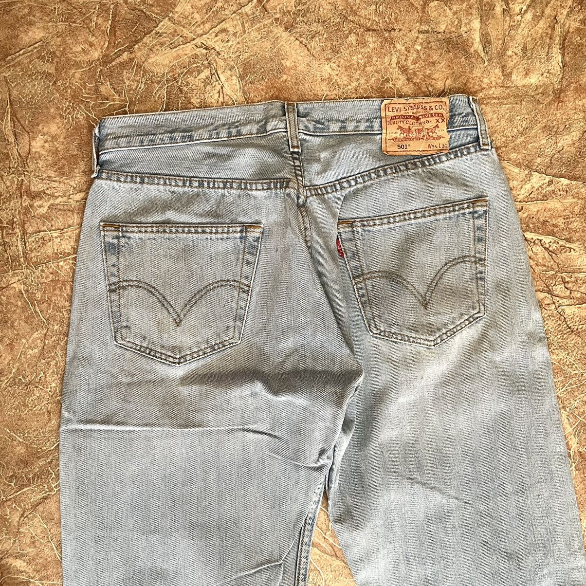 Levi's 🔥Vintage 34x32 Levis Denim 501 Made In Usa Jeans pants Size US 34 / EU 50 - 7 Thumbnail