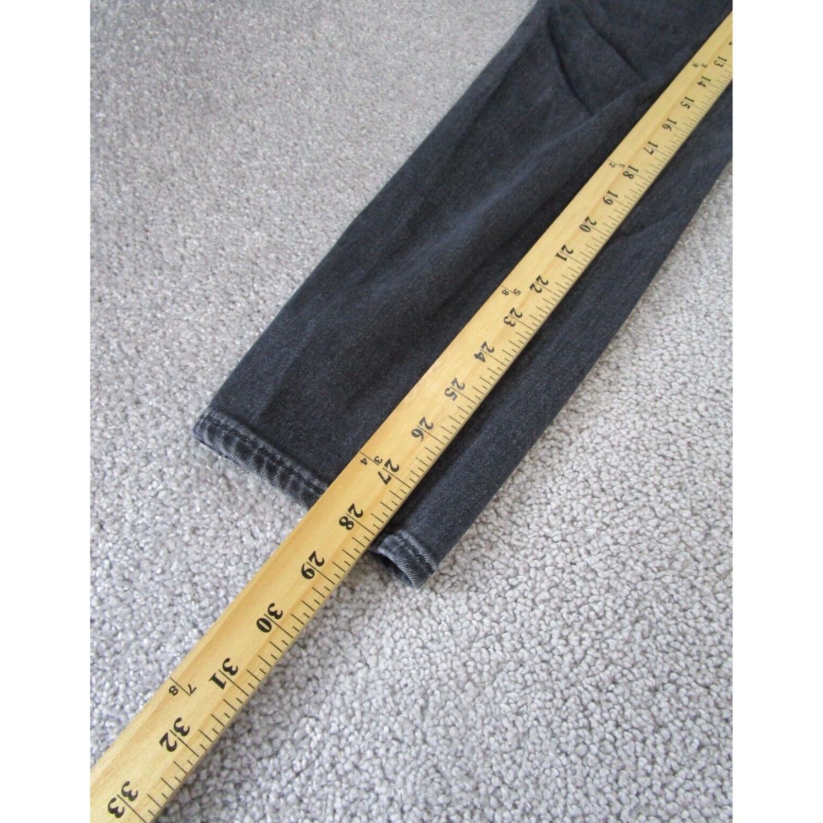Madewell Madewell High Rise Skinny Jeans Womens Black Denim Size 31 Size 24" / US 00 / IT 34 - 4 Thumbnail