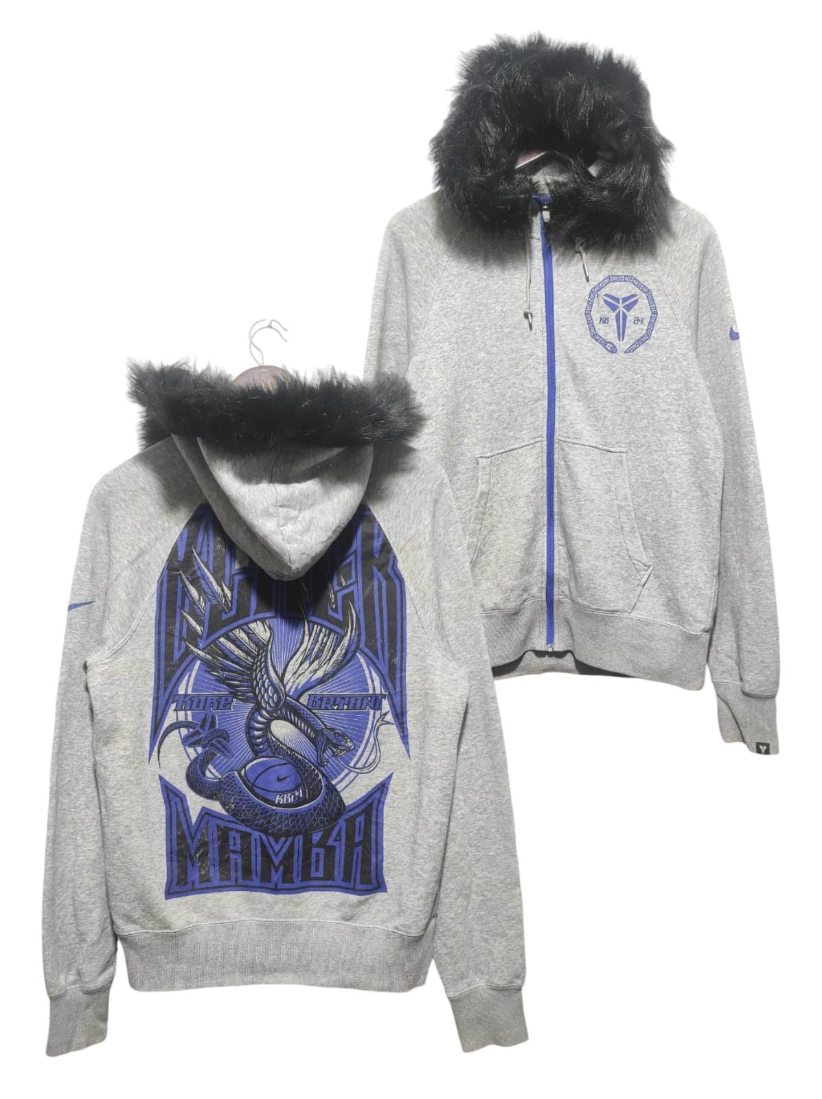 Nike Nike Kobe Bryant Zip Fur Hoodie Ifsixwasnine Lgb Style Size US S / EU 44-46 / 1 - 3 Thumbnail