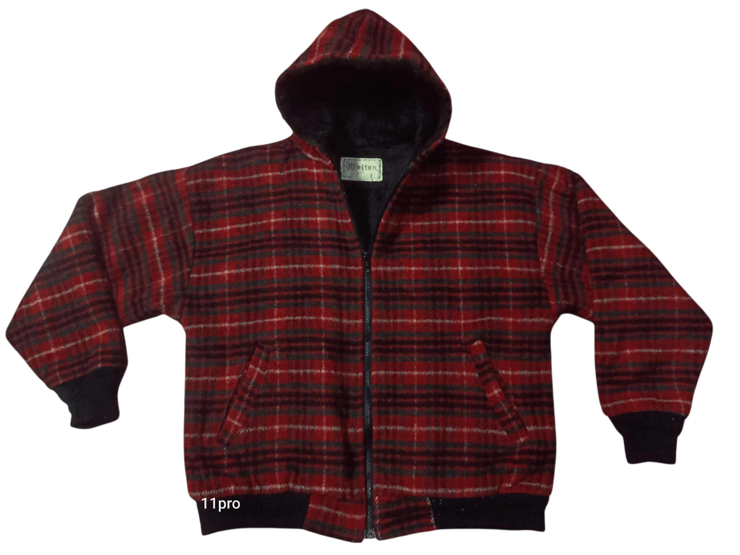 Other 💥Vintage MELTON 50S Wool Bufallo HOODIES ZIPPER MEN 💥 Size US L / EU 52-54 / 3 - 1 Thumbnail