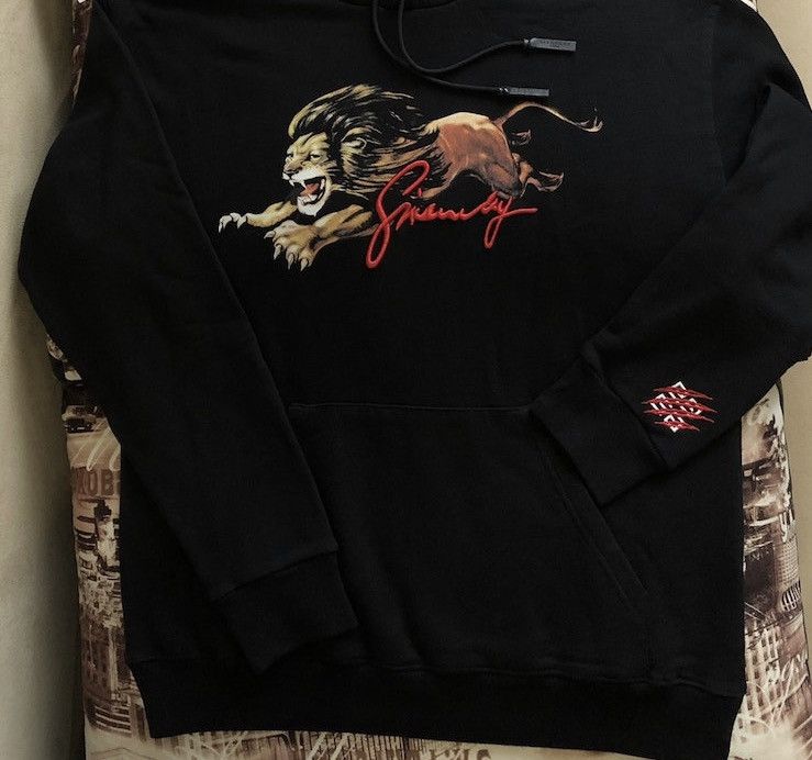 Givenchy Leo Printed Hoodie lion Print Grailed