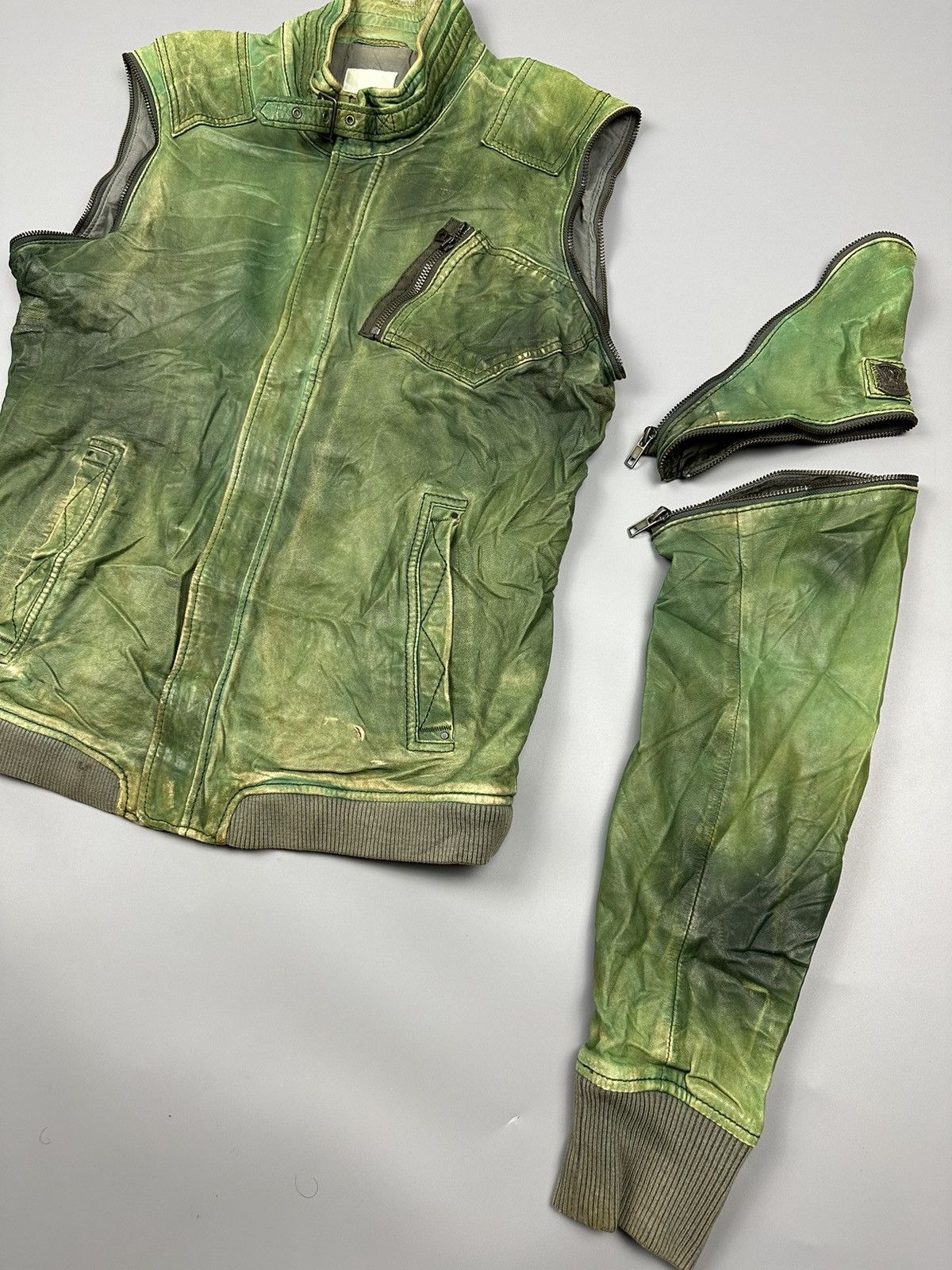 Diesel 🔥Very Rare🔥Vintage Diesel Leather Jacket Size US M / EU 48-50 / 2 - 1 Thumbnail