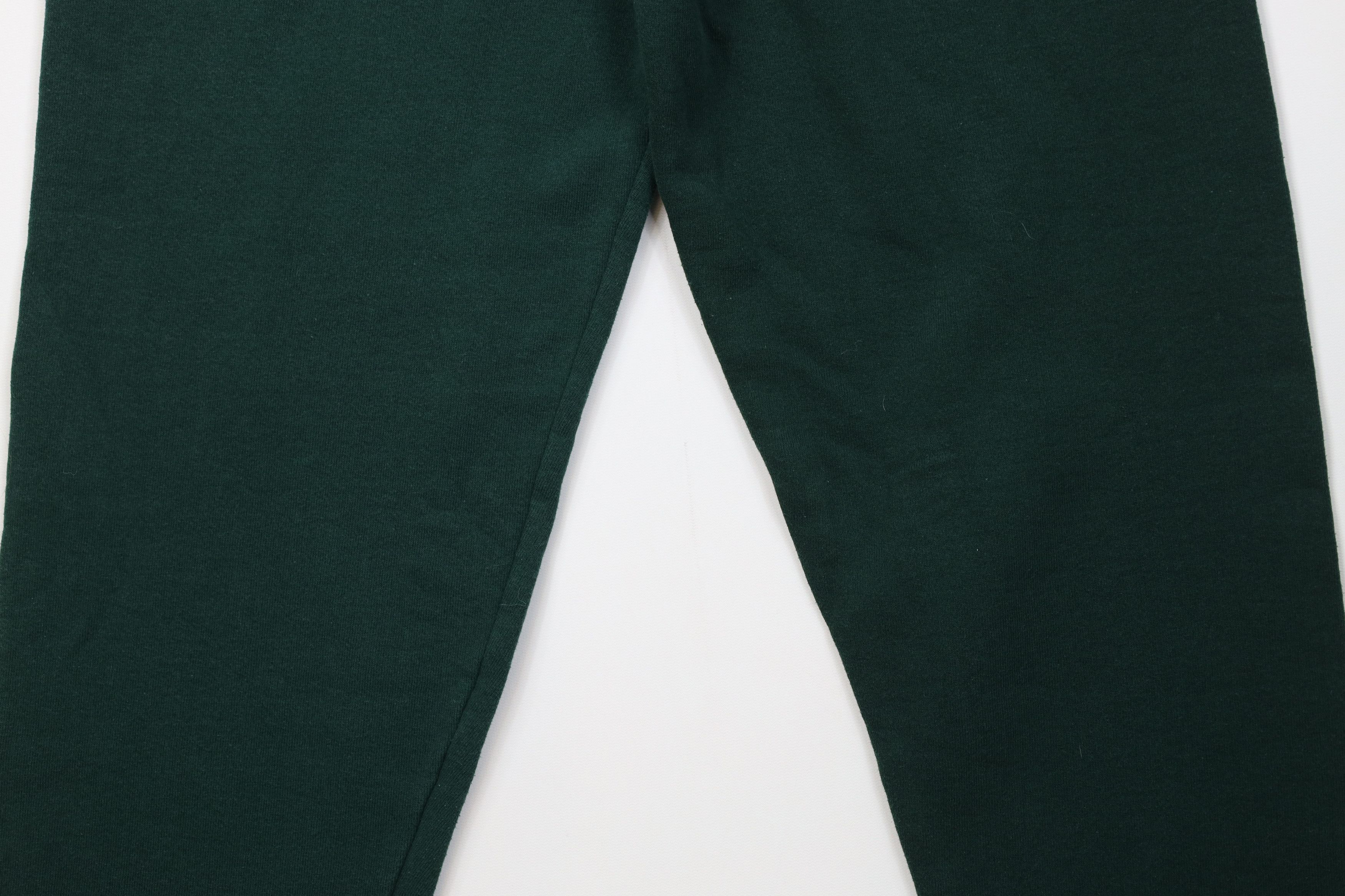 Vintage Vintage 90s Streetwear Blank Sweatpants Joggers Pants Green Size 28" / US 6 / IT 42 - 10 Thumbnail