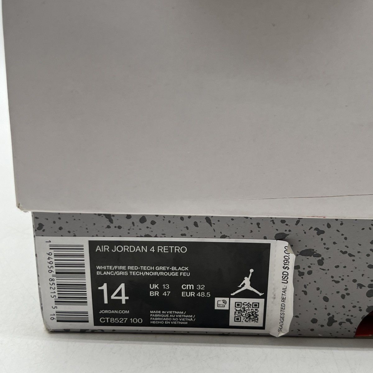 Jordan Brand Air Jordan 4 white Oreo Size US 14 / EU 47 - 6 Thumbnail