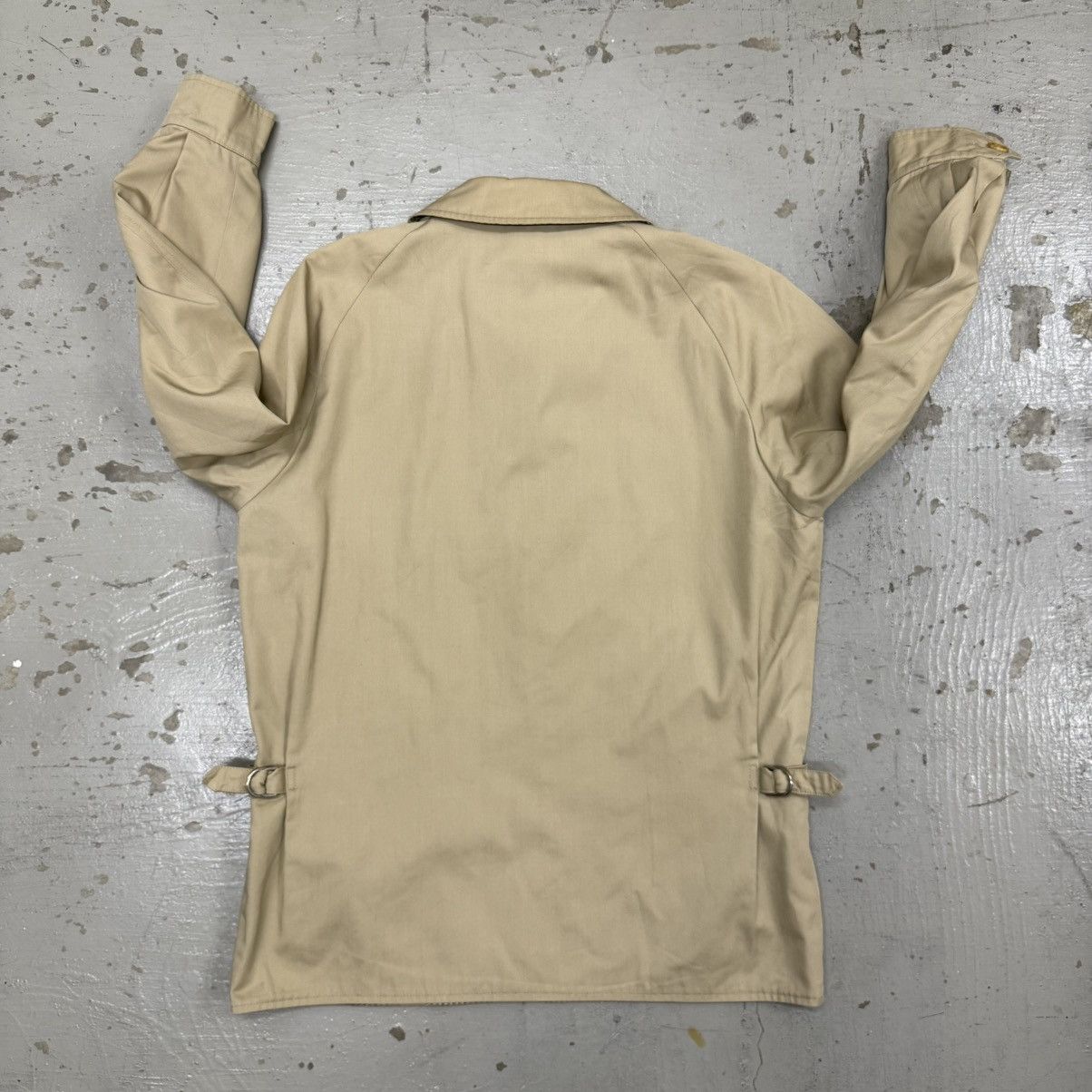 Aquascutum Vintage 1980's Aquascutum Long Drizzler Jacket Size US M / EU 48-50 / 2 - 3 Thumbnail