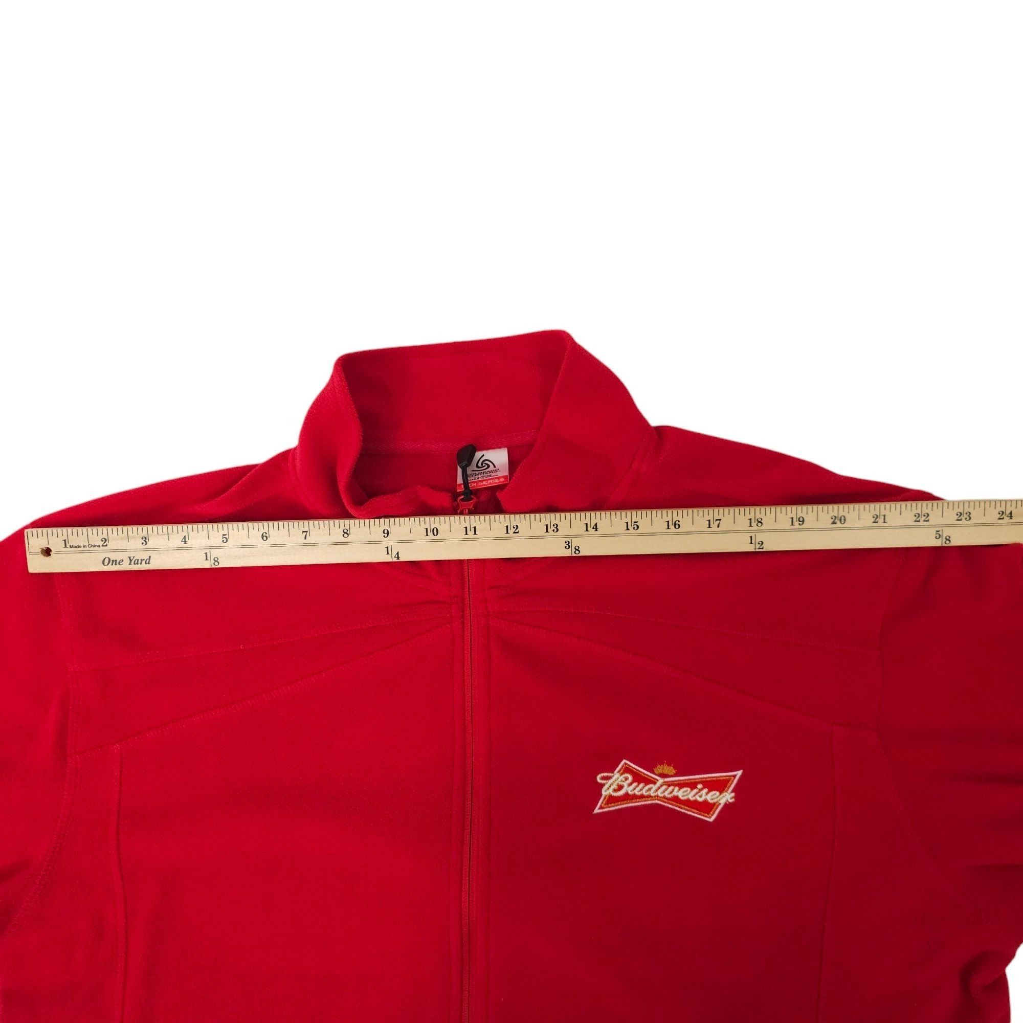 Other Budweiser Fleece Jacket Mens XL Embroidered Logo Full Zip Size US XL / EU 56 / 4 - 5 Thumbnail
