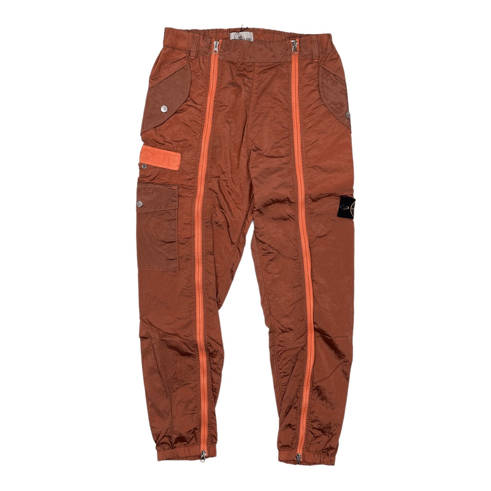 image of Stone Island Nylon Metal Garment Dyed Cargo Pant Red, Men's (Size 30)