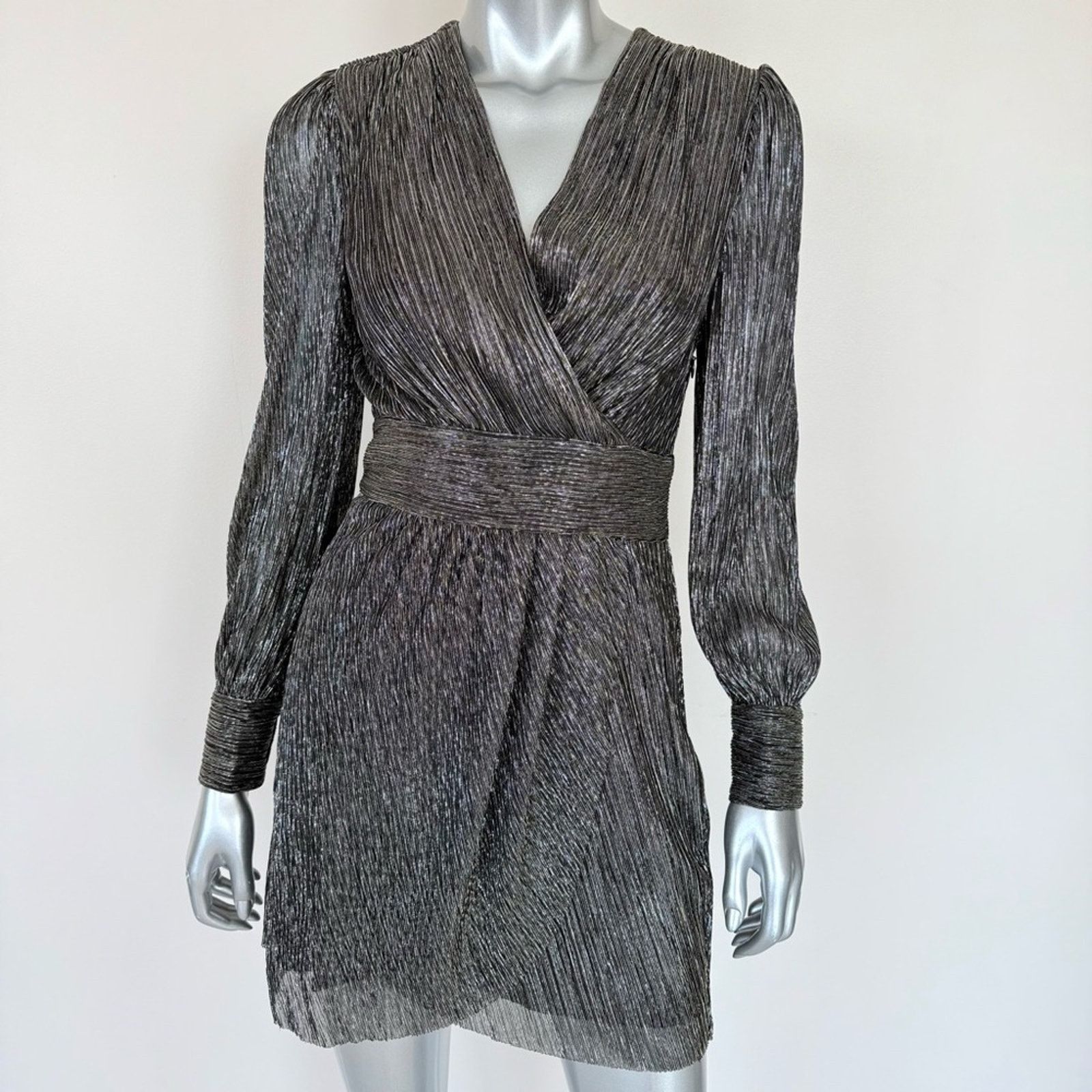 The Kooples NWT!! The Kooples women lurex mini dress size 0 or S 415$ Size XS / US 0-2 / IT 36-38 - 1 Thumbnail