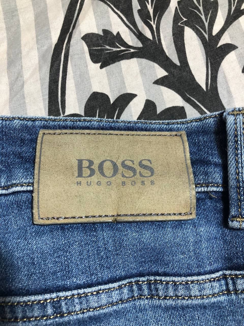 Hugo Boss × Japanese Brand Crazy Crash Dirty Baggy Faded Jean Japan Avant Garde Style Size US 32 / EU 48 - 17 Thumbnail