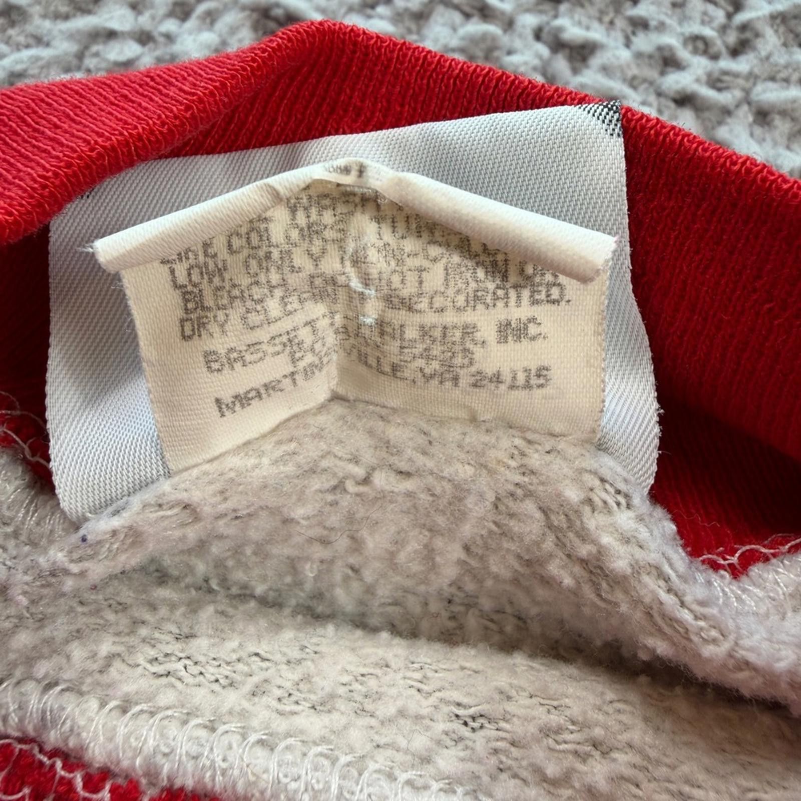 Lee Vintage 90s Lee Michigan Winters Cardinal Sweatshirt Men 2XL Size US XXL / EU 58 / 5 - 6 Thumbnail