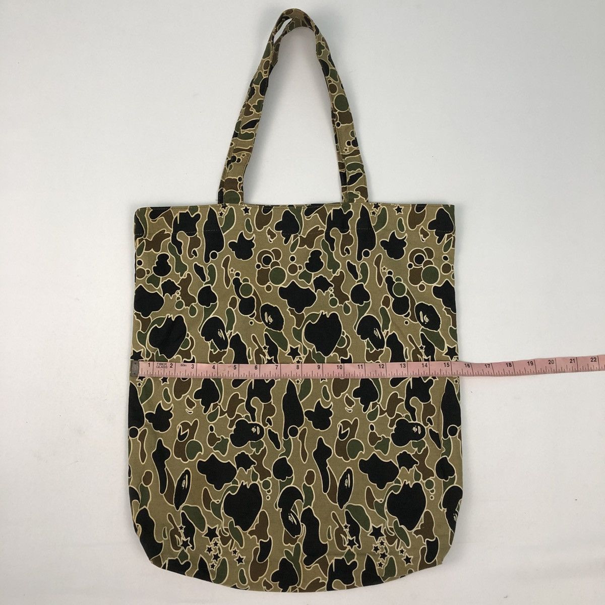 Bape A BATHING APE CAMO CANVAS TOTE BAG Size ONE SIZE - 9 Thumbnail