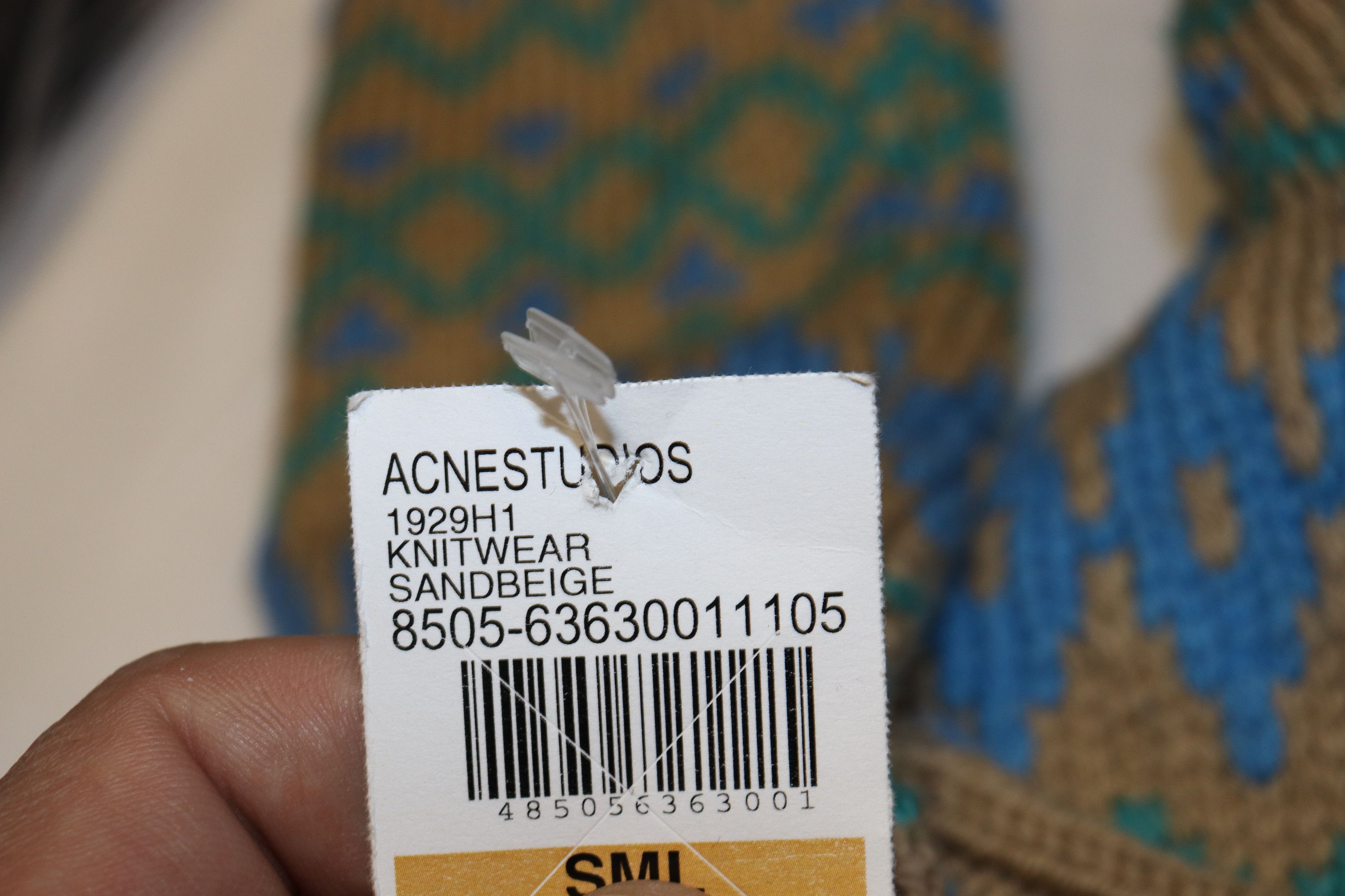 Acne Studios o1rshd10124 SS18 Naif Multicolor Fair Isle Sweater/Knitwear Size US S / EU 44-46 / 1 - 11 Thumbnail