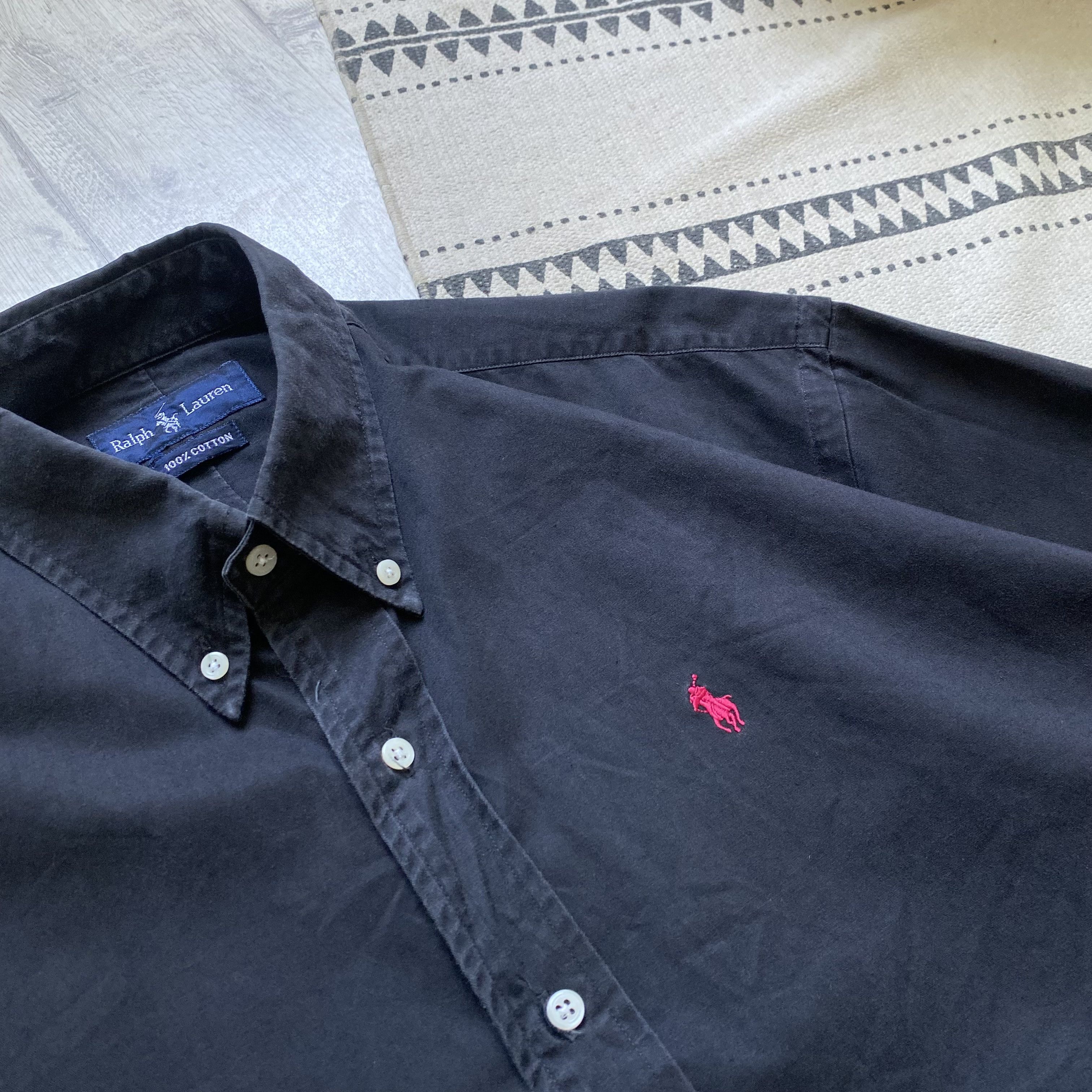 Polo Ralph Lauren 👔 Vintage 80-90s Polo Ralph Lauren Heavy Shirt Oldmoney Size US L / EU 52-54 / 3 - 5 Thumbnail