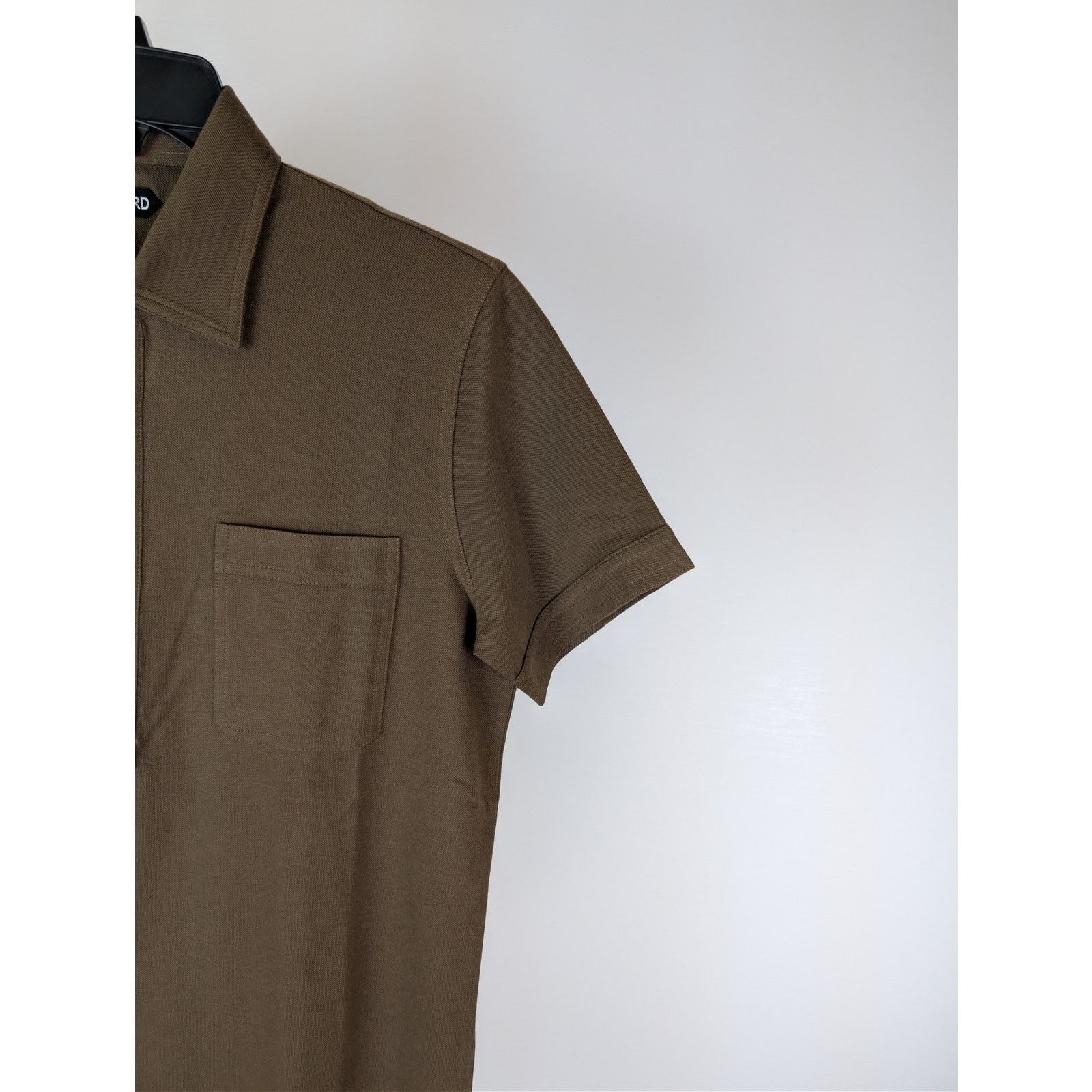 Tom Ford o1rshd1 Cut And Sewn Polo Shirt Knitted Polo Shirt in Cigar Size US M / EU 48-50 / 2 - 5 Thumbnail