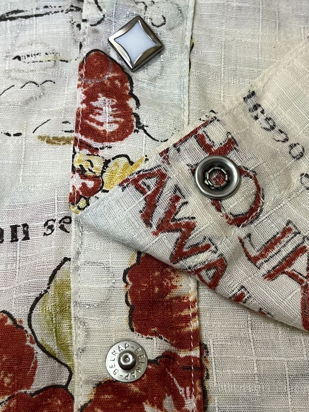 Japanese Brand NICE🔥ALOHA HAWAII OREGON TRAIL WESTERN SNAP BUTTON UPS SHIRT Size US S / EU 44-46 / 1 - 11 Thumbnail