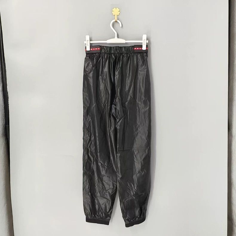 Prada PRADA F/W24 Black Waist Tapered Pants-2506 Size 37" - 2 Thumbnail
