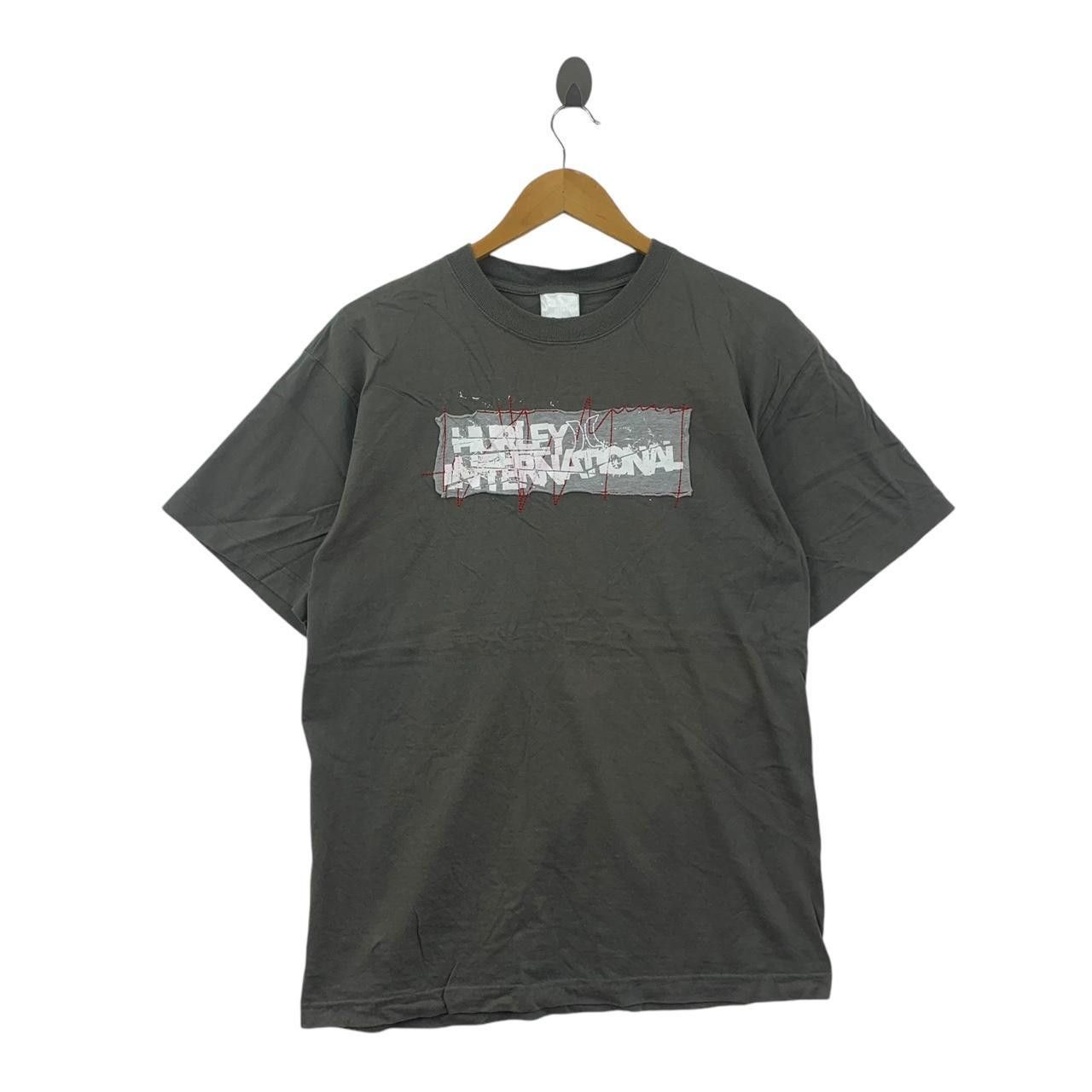 Hurley Vintage HURLEY INTERNATIONAL SKATE Patch Tee Shirt Top Size US L / EU 52-54 / 3 - 1 Thumbnail