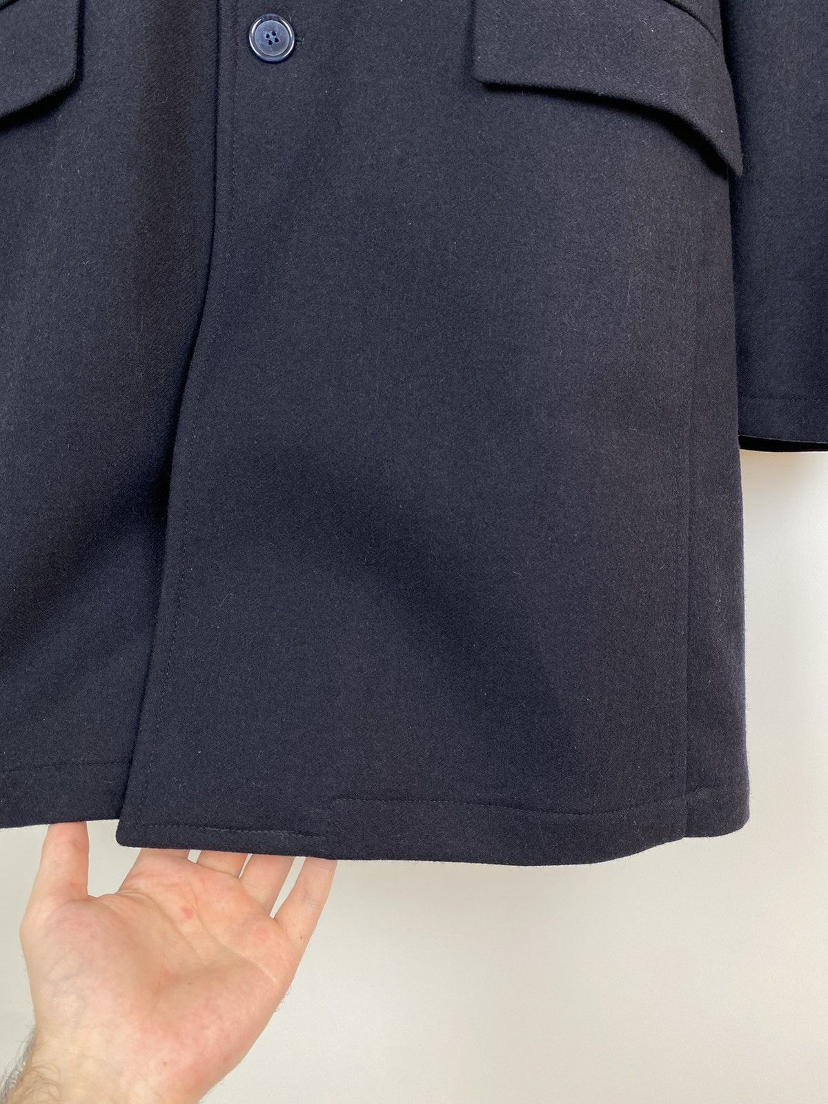 Boggi Boggi Milano 2 in 1 Insulated Navy Wool Coat Size US M / EU 48-50 / 2 - 11 Thumbnail