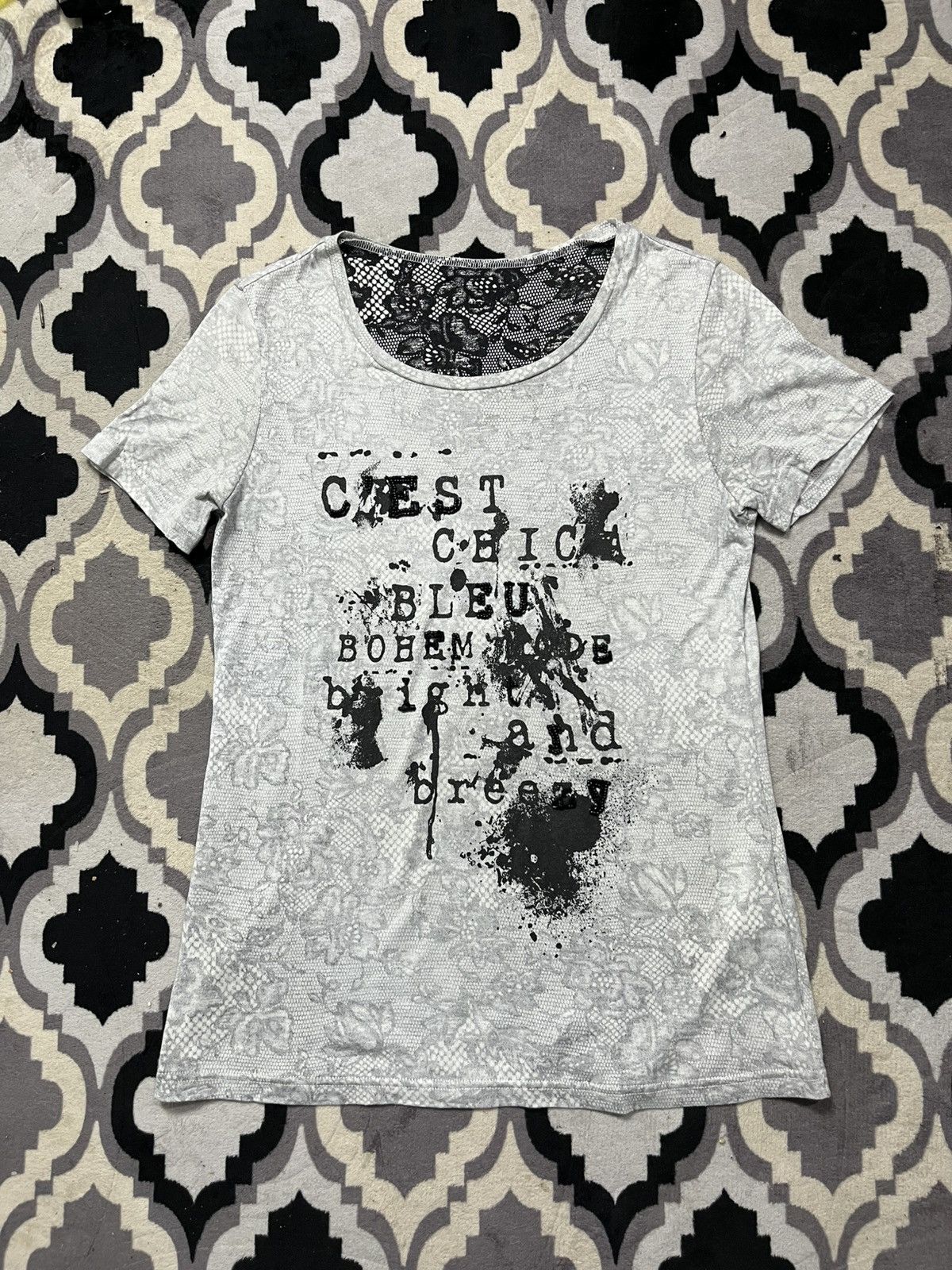GOA Japanese goa style poem y2k tee Size US M / EU 48-50 / 2 - 1 Thumbnail