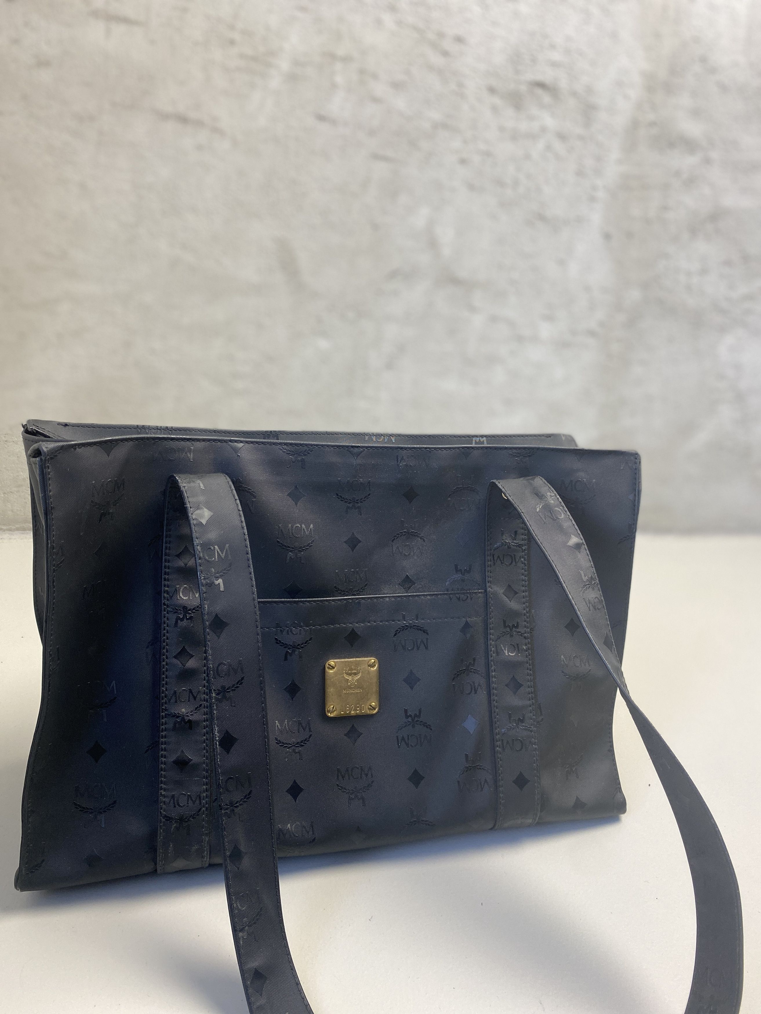 MCM MCM monogram tote big shopper shoulder vintage Size ONE SIZE - 3 Thumbnail