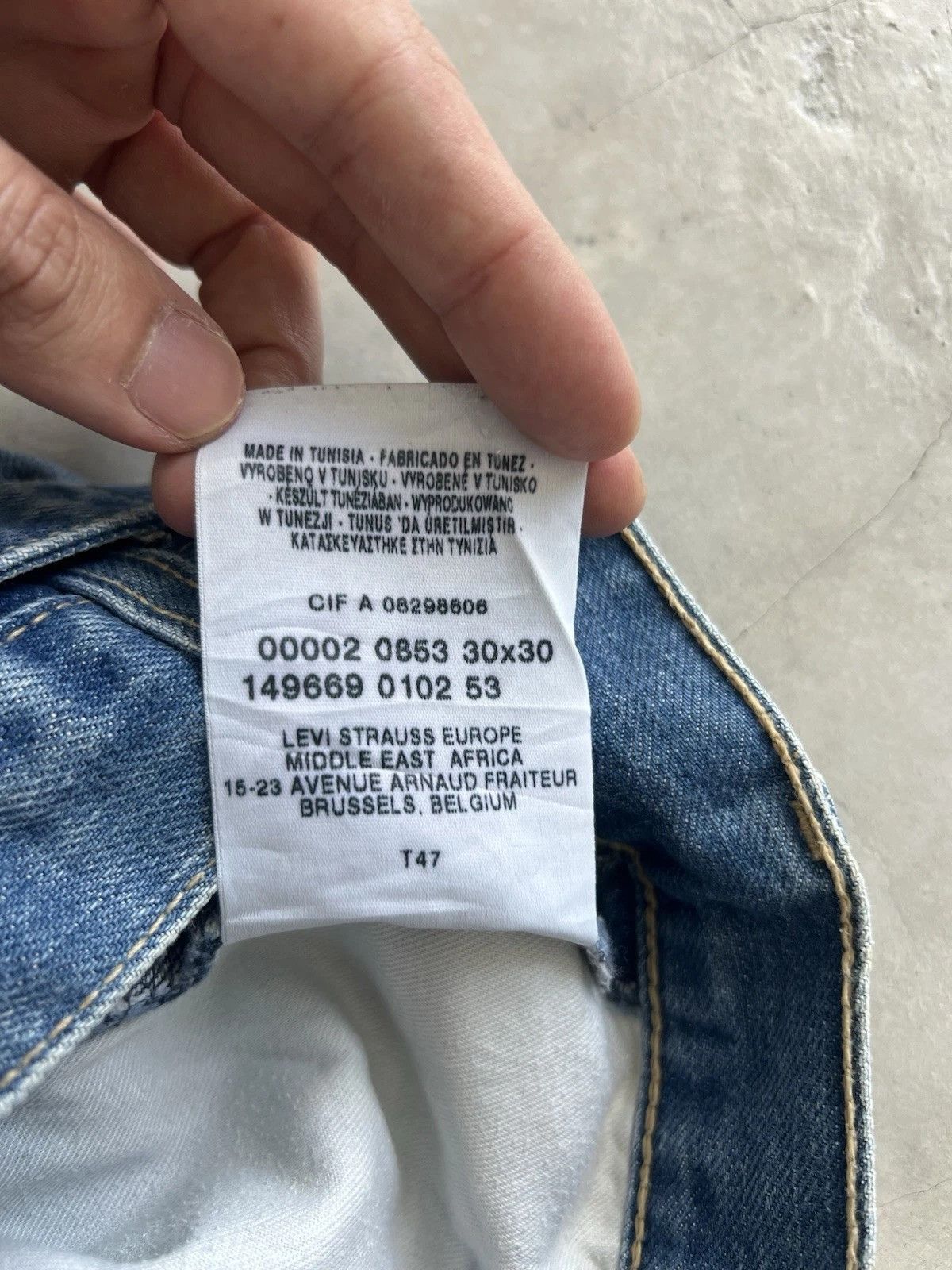 Levi's Levis Engineered Jeans Buckleback Tag W30 Actual 30x29 Size US 30 / EU 46 - 7 Thumbnail