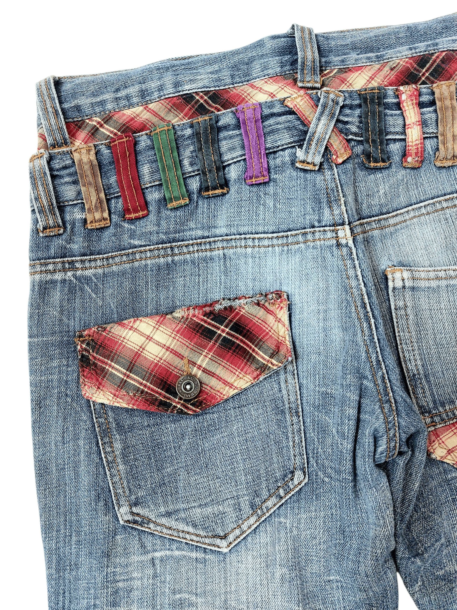 Vintage Nylaus Double Waist Seditionaries Denim Size US 30 / EU 46 - 15 Thumbnail