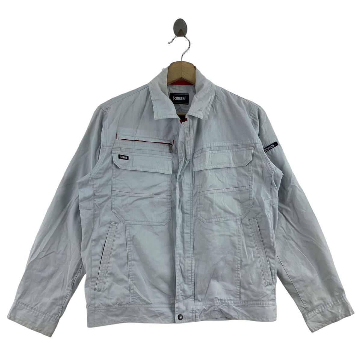 Japanese Brand × Kansai Yamamoto KANSAI By KANSAI YAMAMOTO Japanese Brand Racing Jeans Bomber Size US S / EU 44-46 / 1 - 1 Thumbnail