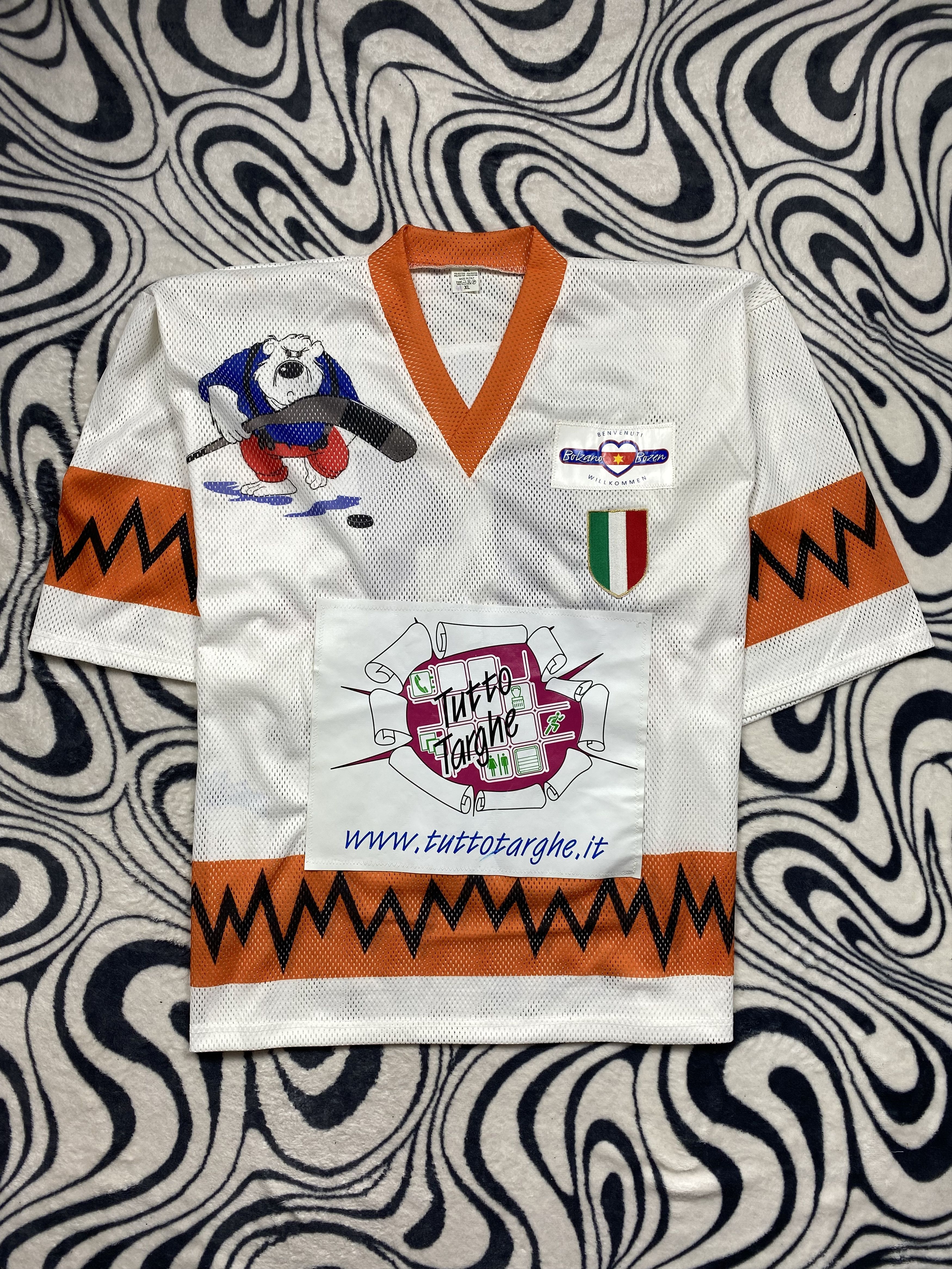 NHL Hockey Jersey 90s Vintage Made in Italy Size US XL / EU 56 / 4 - 1 Thumbnail
