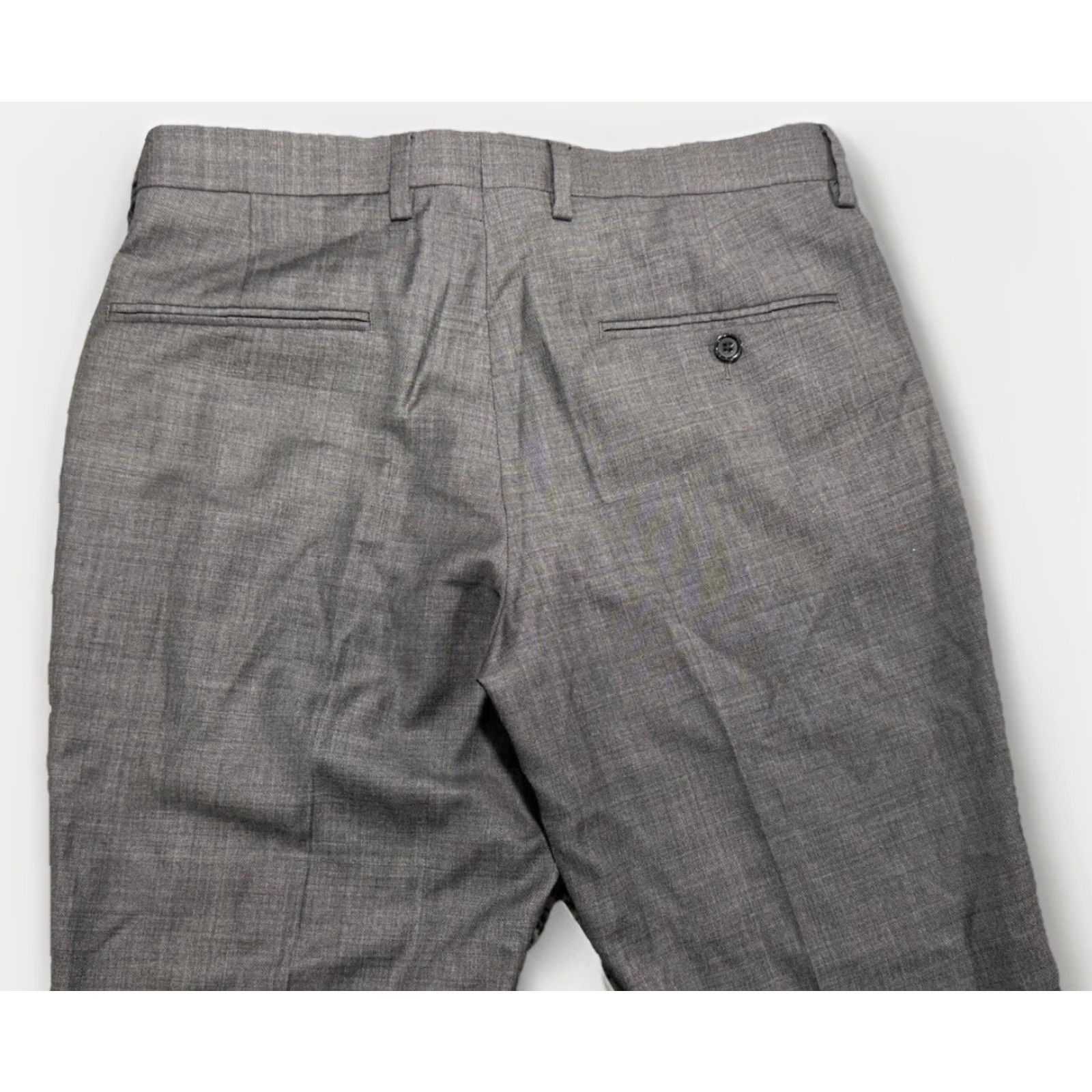 J.Crew J.CREW Thompson Dress Pants Mens Slim Fit Tapered 30x31.5 Gray Wool Business Formal Size US 30 / EU 46 - 7 Thumbnail
