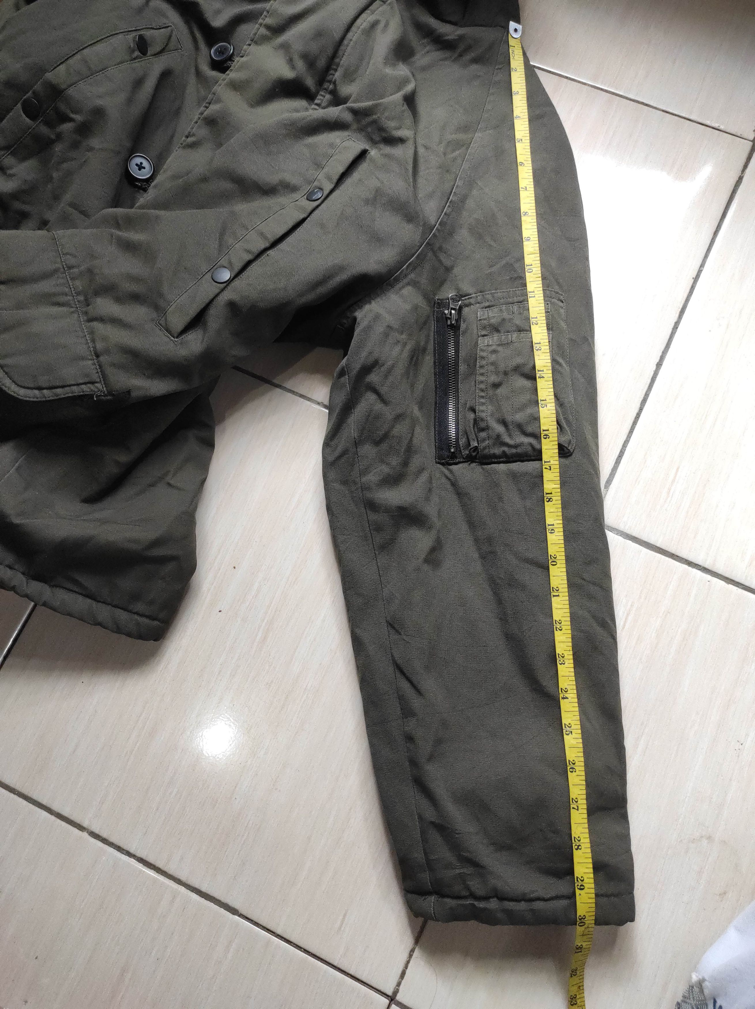 If Six Was Nine MAC EYE Fur Parka Detachable Sherpa Lining Olive N-3B Style Size US L / EU 52-54 / 3 - 23 Thumbnail
