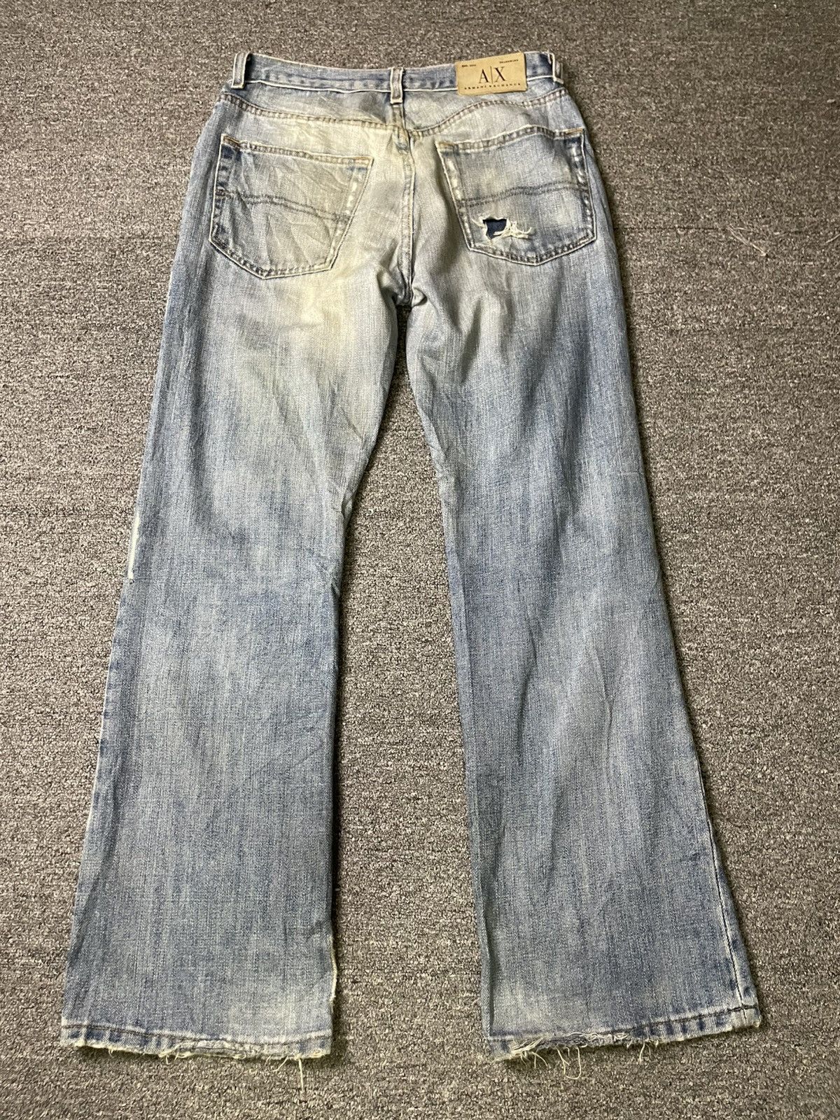 Armani Exchange × Vintage ARMANI EXCHANGE Bootcut Jeans (92) Size US 30 / EU 46 - 13 Thumbnail
