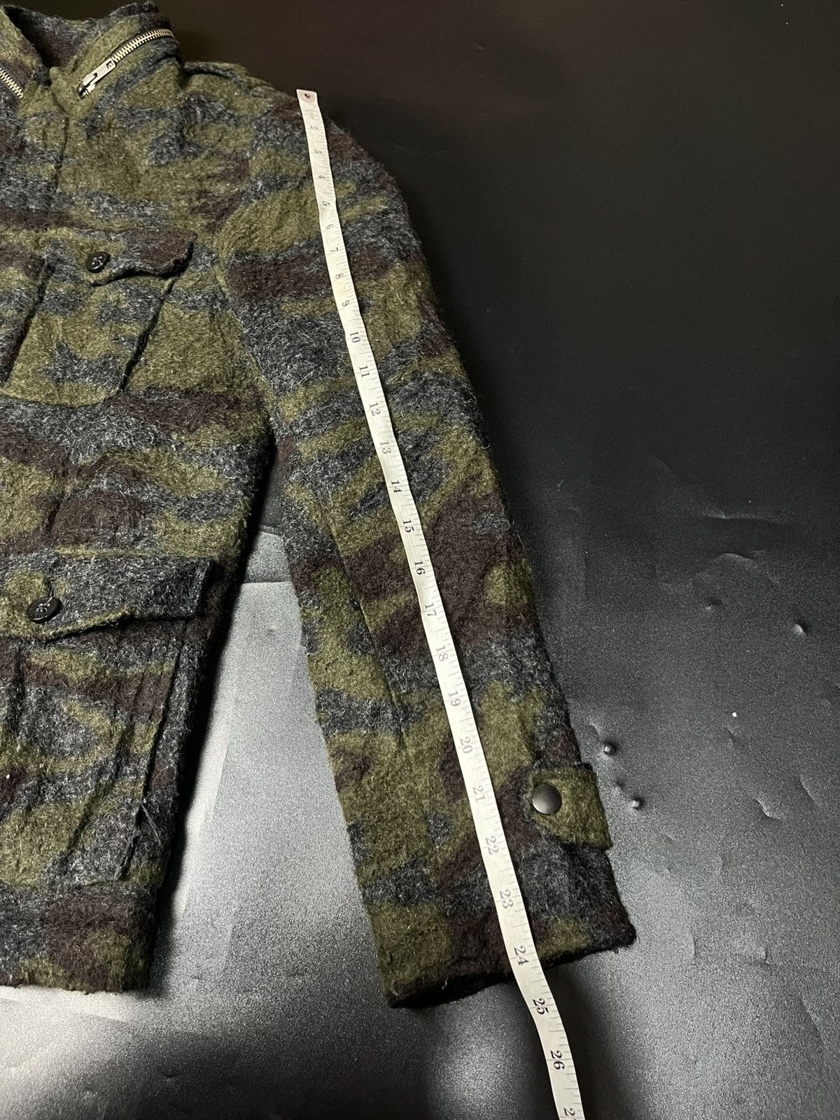 Final Home × If Six Was Nine × Japanese Brand Japanese 291295=Homme army wool jacket Size US M / EU 48-50 / 2 - 18 Thumbnail