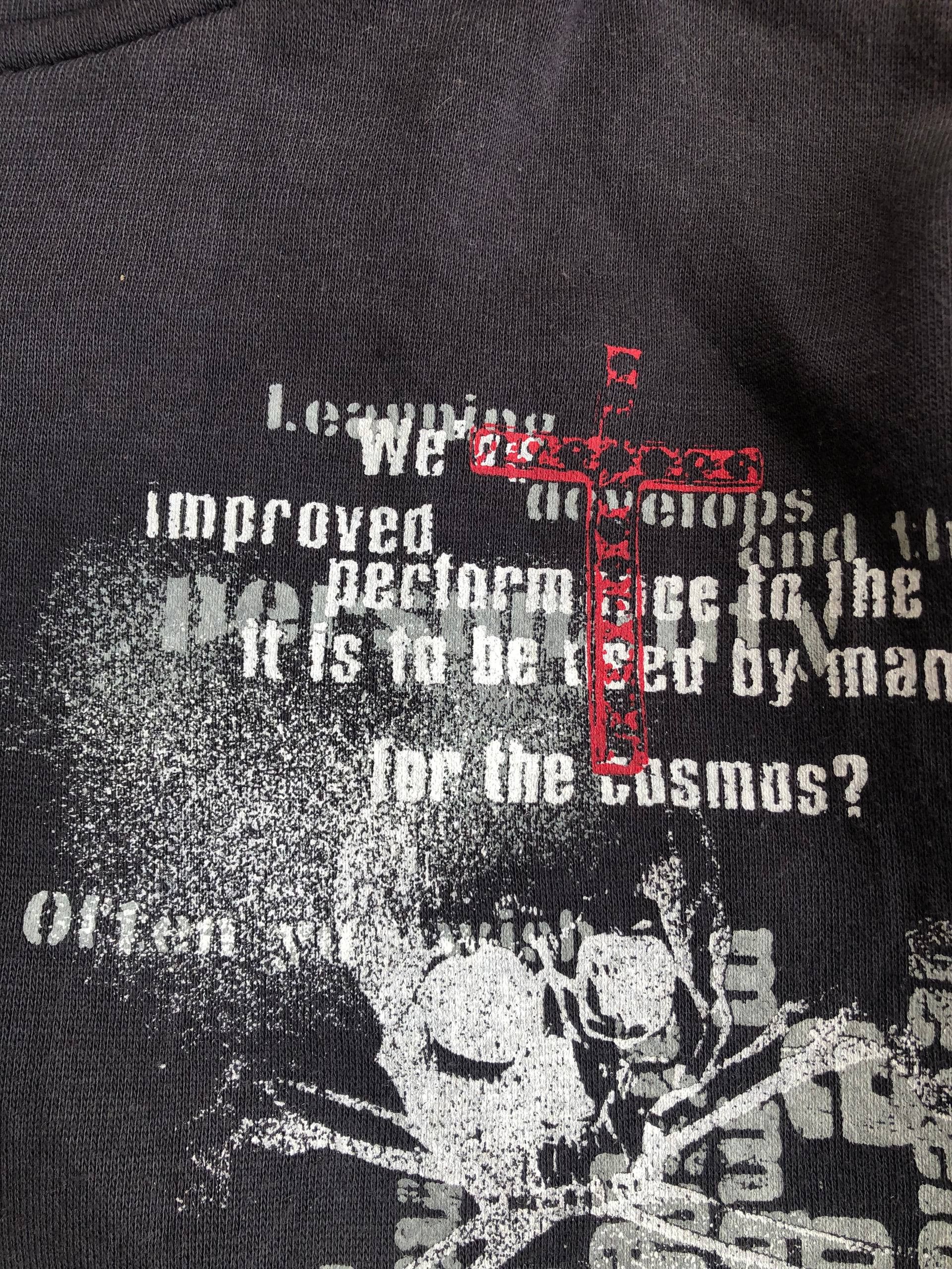 If Six Was Nine 2000s Beaumont Carr Poem Zip Hoodie Vkei Y2k Size US L / EU 52-54 / 3 - 4 Thumbnail