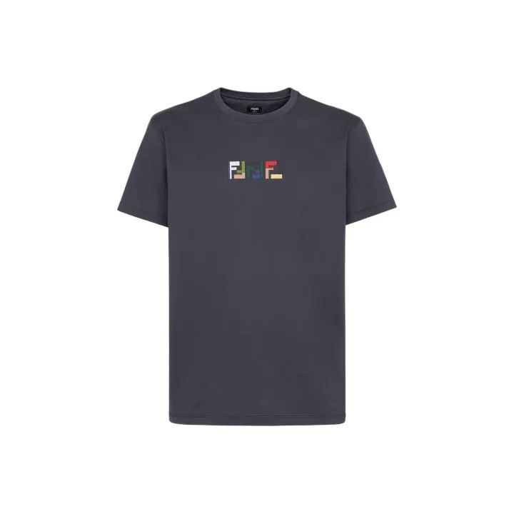 Fendi FENDI Colorful Print Round Neck T-Shirt 0079 Size US L / EU 52-54 / 3 - 1 Thumbnail