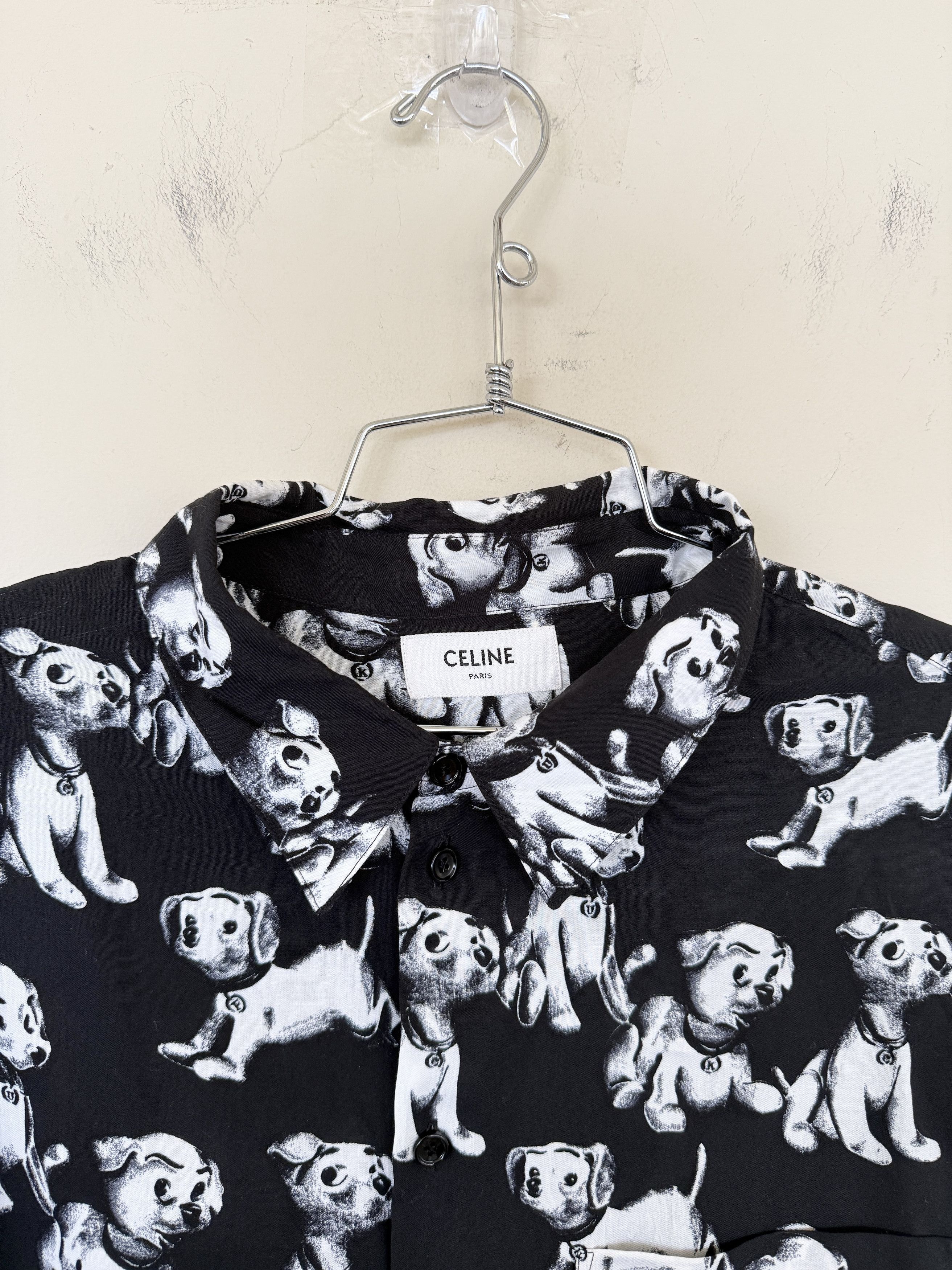 Celine Celine Dalmations Button Up NWT Size US XL / EU 56 / 4 - 5 Thumbnail