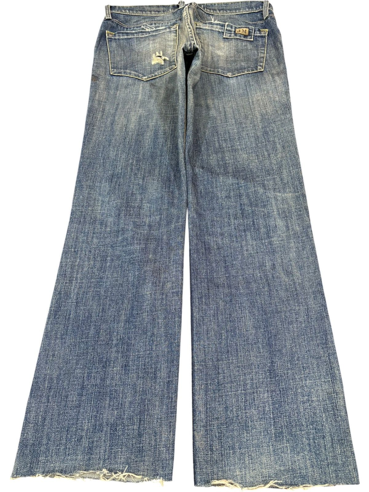 Japanese Brand Vintage Japanese Brand Mud Wash Distressed Loose Jeans Size US 31 - 2 Thumbnail