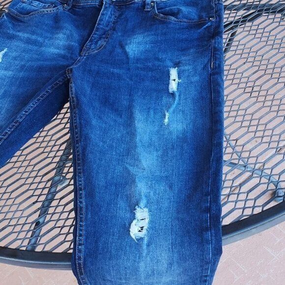 Akademiks Akademiks Jeanius Distressed Sz. 36x32 Blue Jeans Size US 36 / EU 52 - 3 Thumbnail
