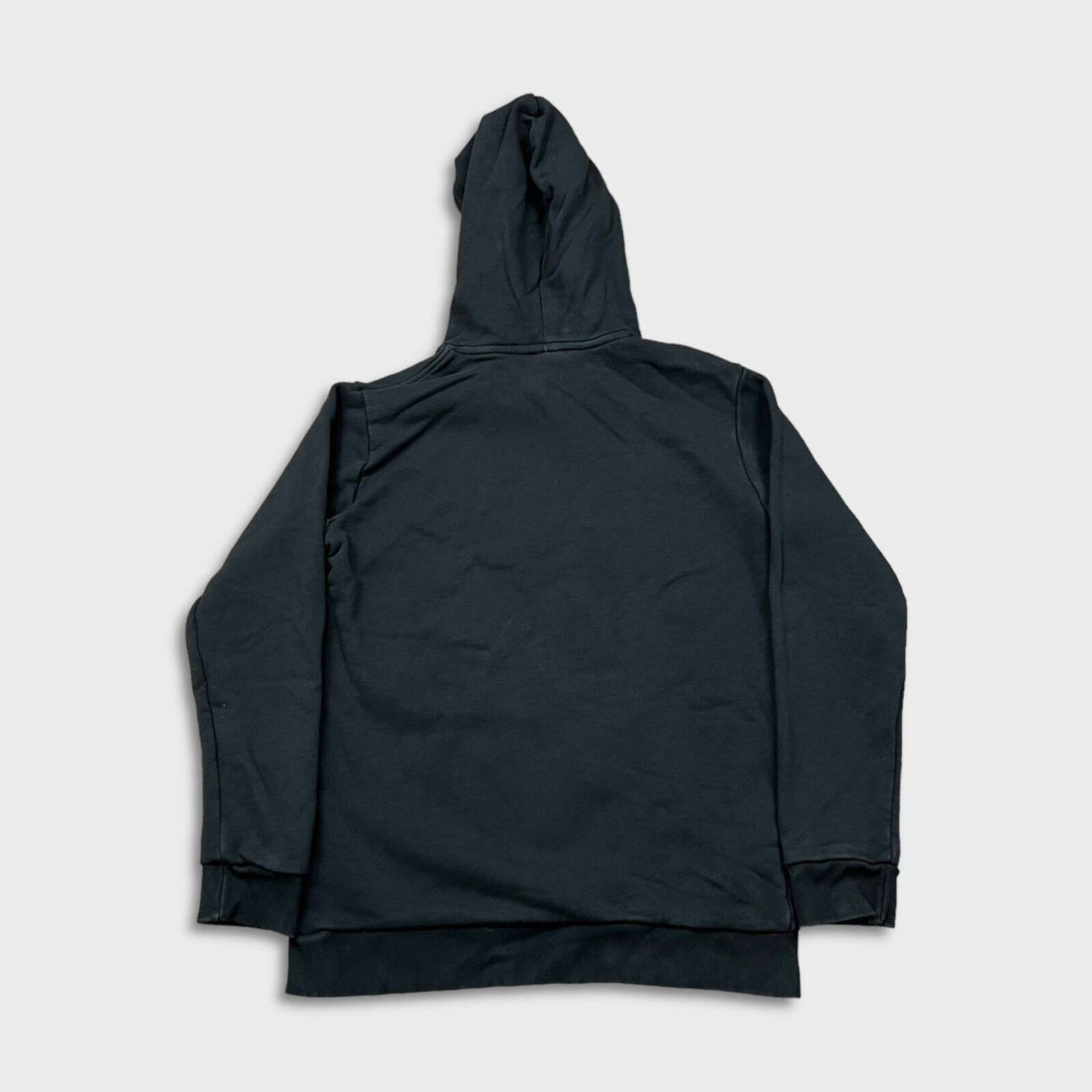 Adidas × Vintage Adidas Hoodie Medium Trefoil Spell Out Hooded Sweatshirt Size US M / EU 48-50 / 2 - 3 Thumbnail