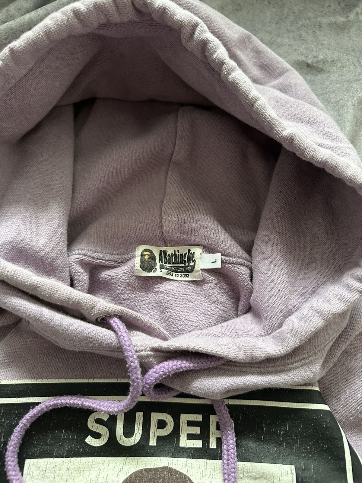 Bape BAPE Busy Super Works Pullover Hoodie Pink Size L Size US L / EU 52-54 / 3 - 8 Thumbnail