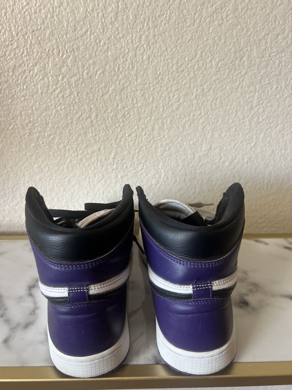 Jordan Brand × Nike × Supreme Court Purple Jordan 1's Size US 11.5 / EU 44-45 - 9 Thumbnail