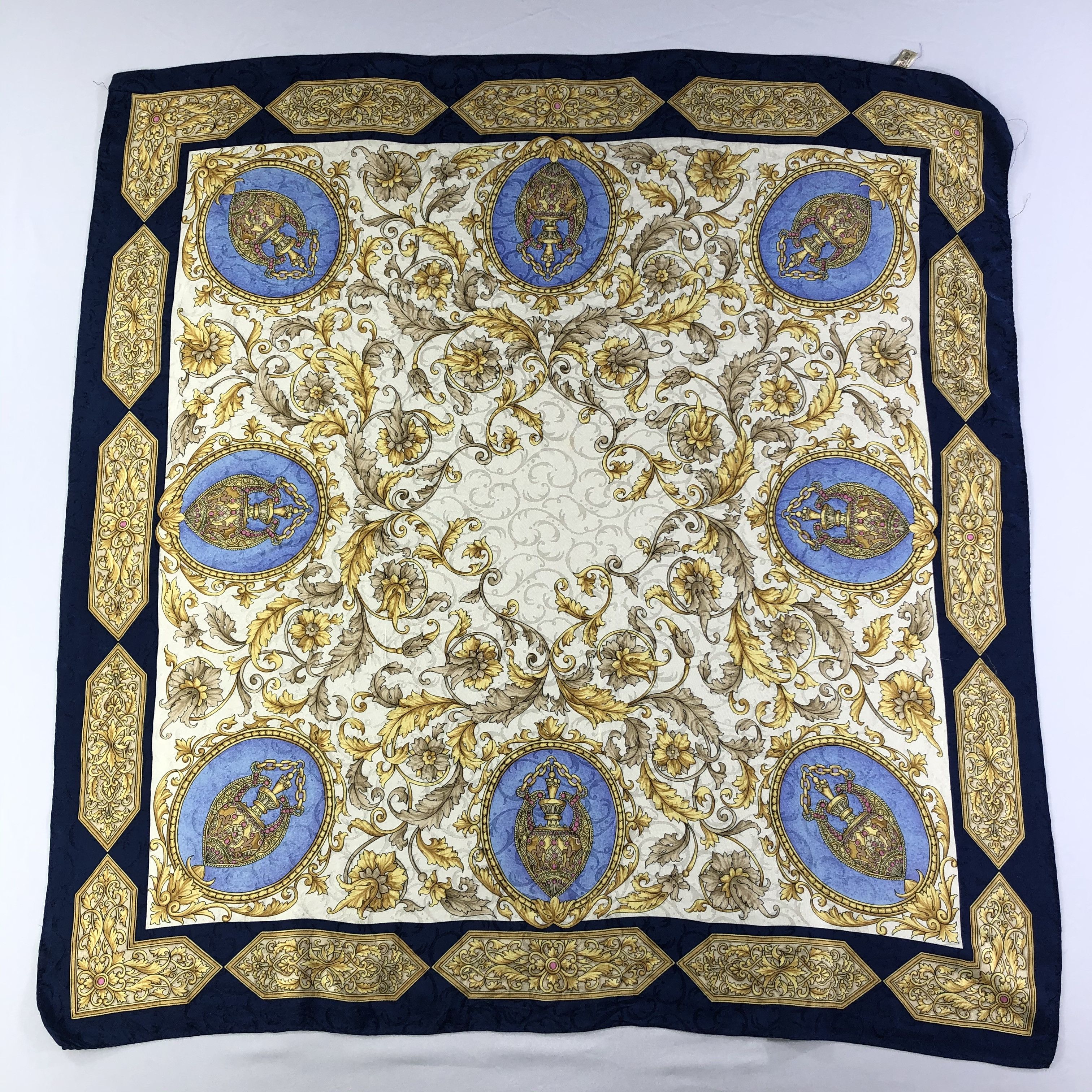 Vintage Vintage Silk Scarf Size ONE SIZE - 2 Thumbnail
