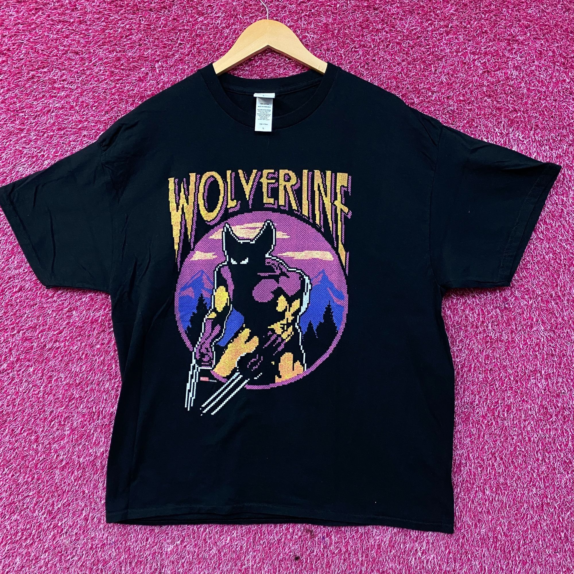 Marvel Comics Marvel Wolverine X-Men Video Game Start Screen Retro T-Shirt Size US L / EU 52-54 / 3 - 1 Thumbnail