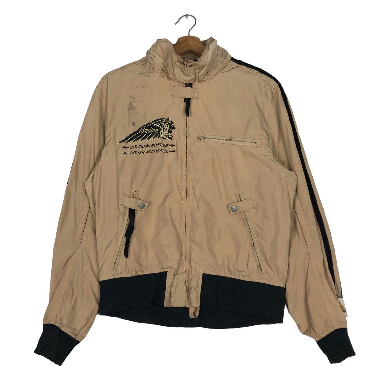 Indian Motorcycle 🔥Vintage Indian Motorcycle Bomber Jacket Big Logo Size US L / EU 52-54 / 3 - 1 Thumbnail