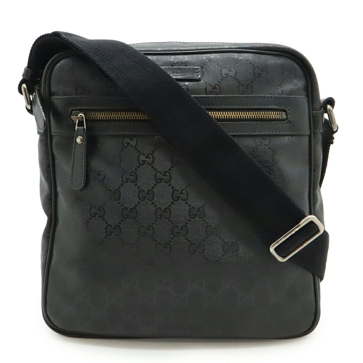 Gucci Gucci Gucci GG Imprime PVC Shoulder Bag Canvas Crossbody Bag 201448 DUTY FREE for USA Size ONE SIZE - 1 Thumbnail