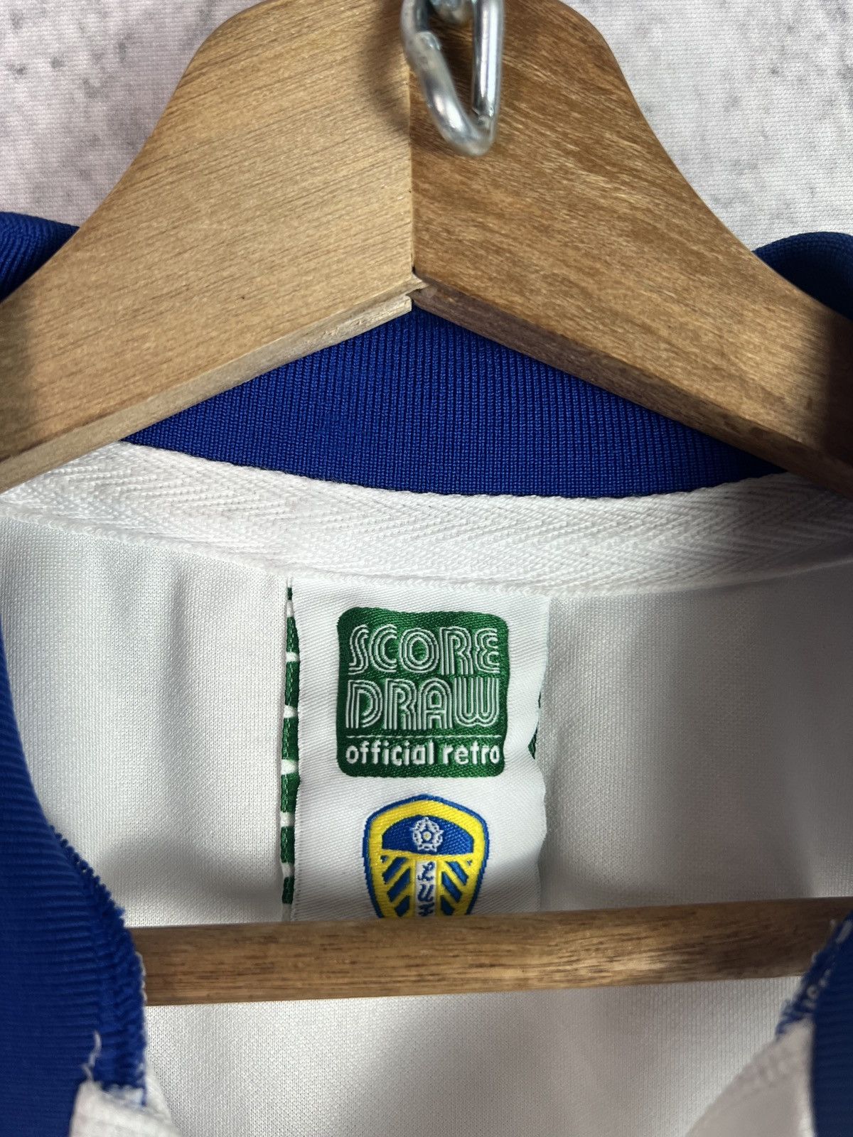 Vintage Score Draw Leeds United Admiral Retro Shirt Jersey Size US L / EU 52-54 / 3 - 3 Thumbnail