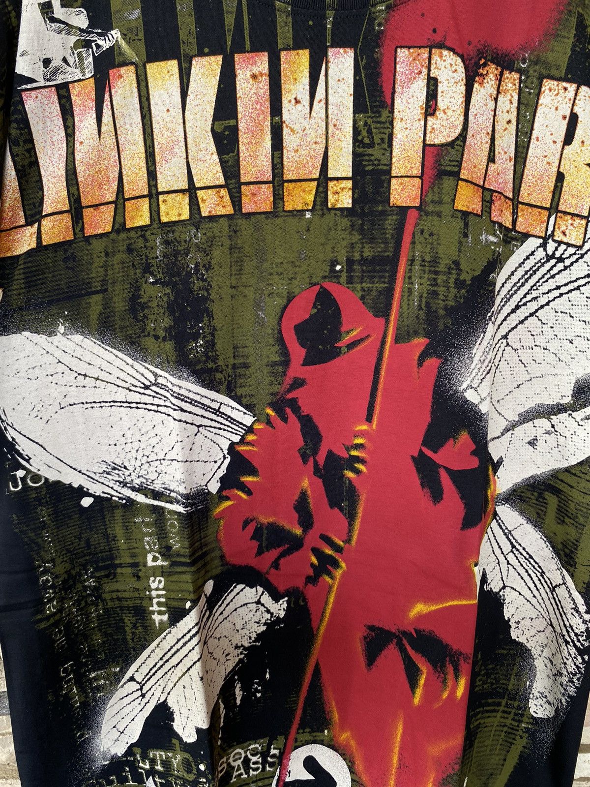 Band Tees Linkin Park Hybrid Theory Band AOP OVP Fullprint Tees Size US L / EU 52-54 / 3 - 7 Thumbnail