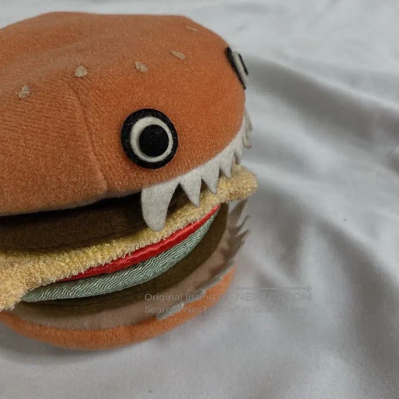 Undercover undercover Plush toy, hamburger, chubby guy, first edition Size ONE SIZE - 4 Thumbnail