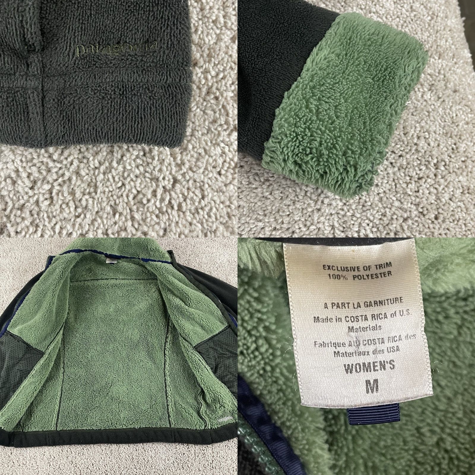 Patagonia VINTAGE Patagonia Synchilla Jacket Women’s M Green Full Zip Fleece R2 Outdoor Size M / US 6-8 / IT 42-44 - 8 Thumbnail