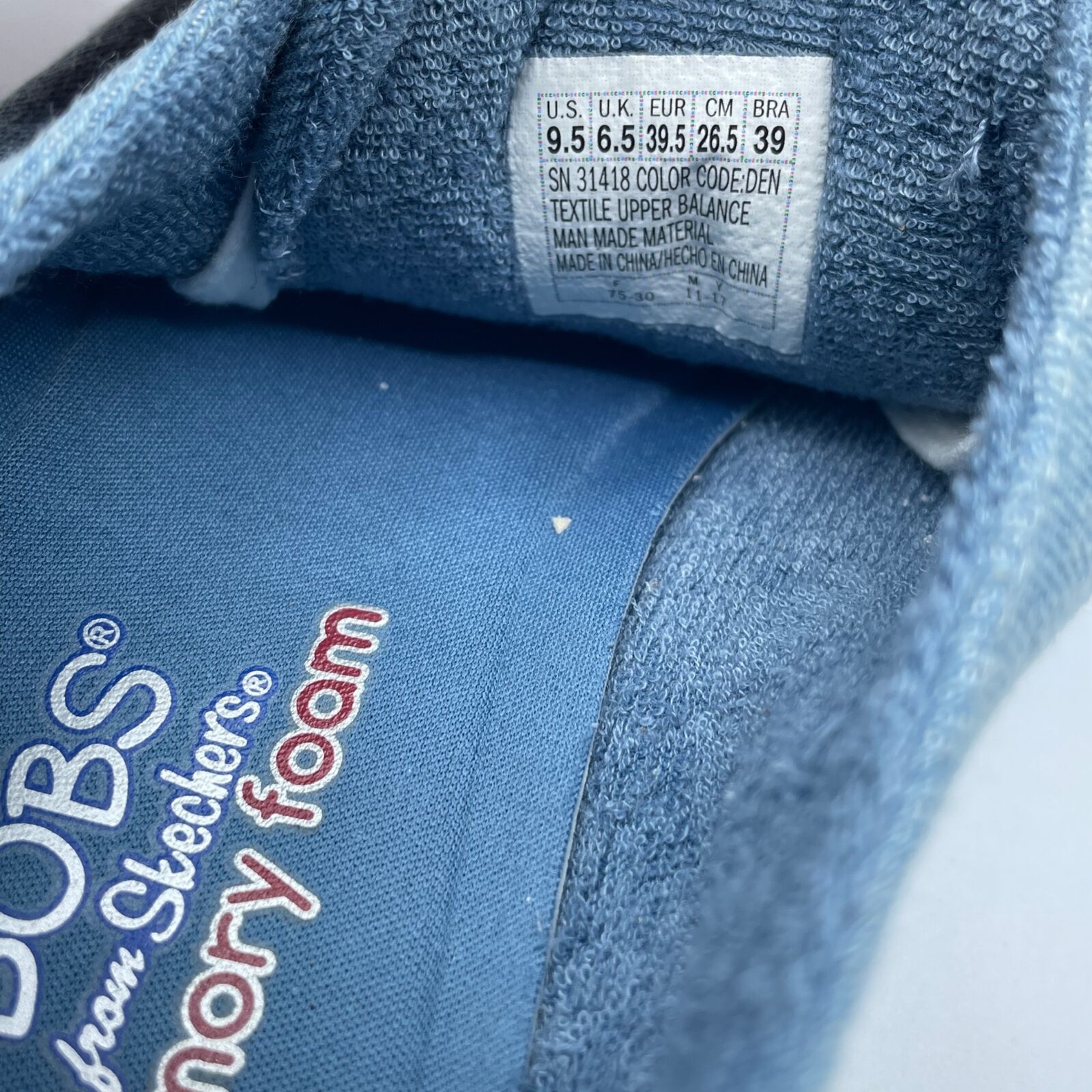 SKECHERS Bobs Skechers Phresh Denim Glory Canvas Blue Shoes Women 9.5 Size US 9.5 / IT 39.5 - 8 Thumbnail