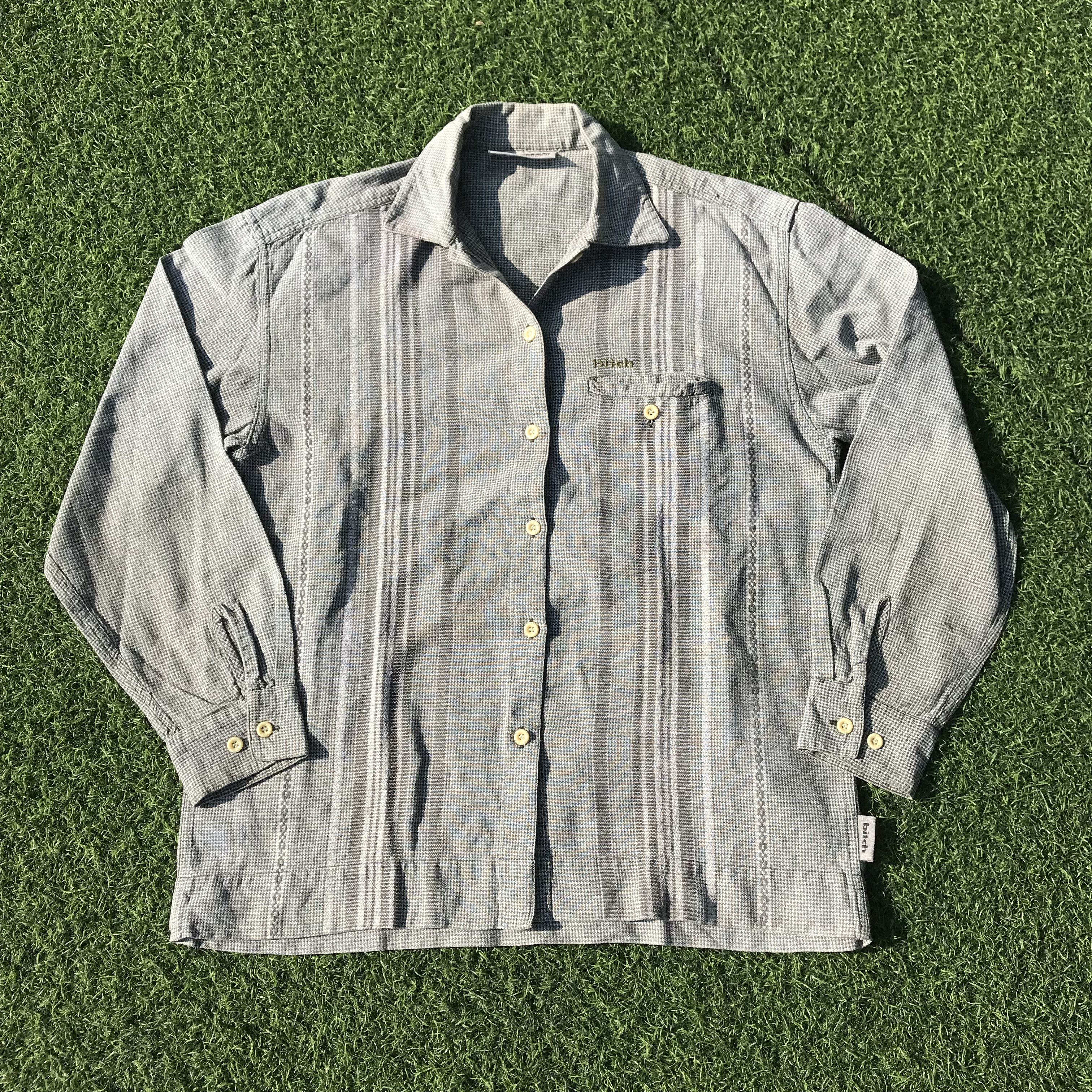 Vintage Vintage Bitch Skateboards Stripe long sleeve shirt Size US L / EU 52-54 / 3 - 1 Thumbnail